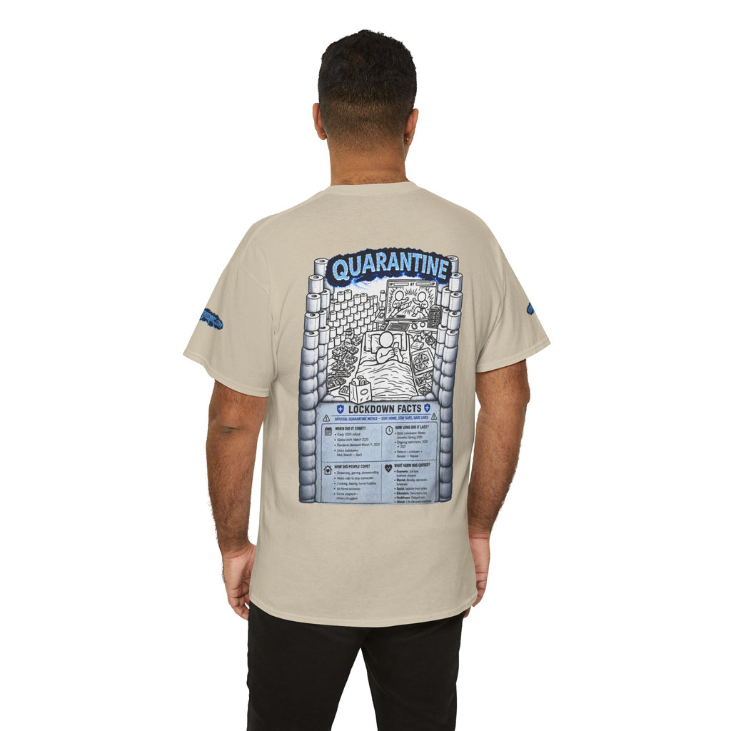 I Survived 2020 — LOCKDOWN S3:E1: Special Edition "Quarantine" Unisex Heavy Cotton Tee