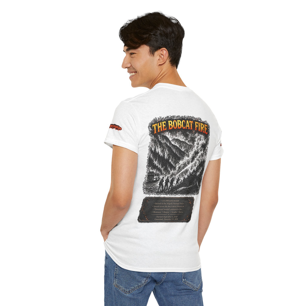 I Survived 2020 — WILDFIRES S2:E2: Special Edition "The Bobcat Fire" Memorial Unisex Heavy Cotton Tee
