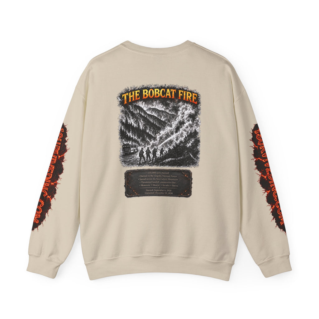 I Survived 2020 — WILDFIRES S2:E2: "The Bobcat Fire" Memorial Unisex Heavy Blend™ Crewneck Sweatshirt