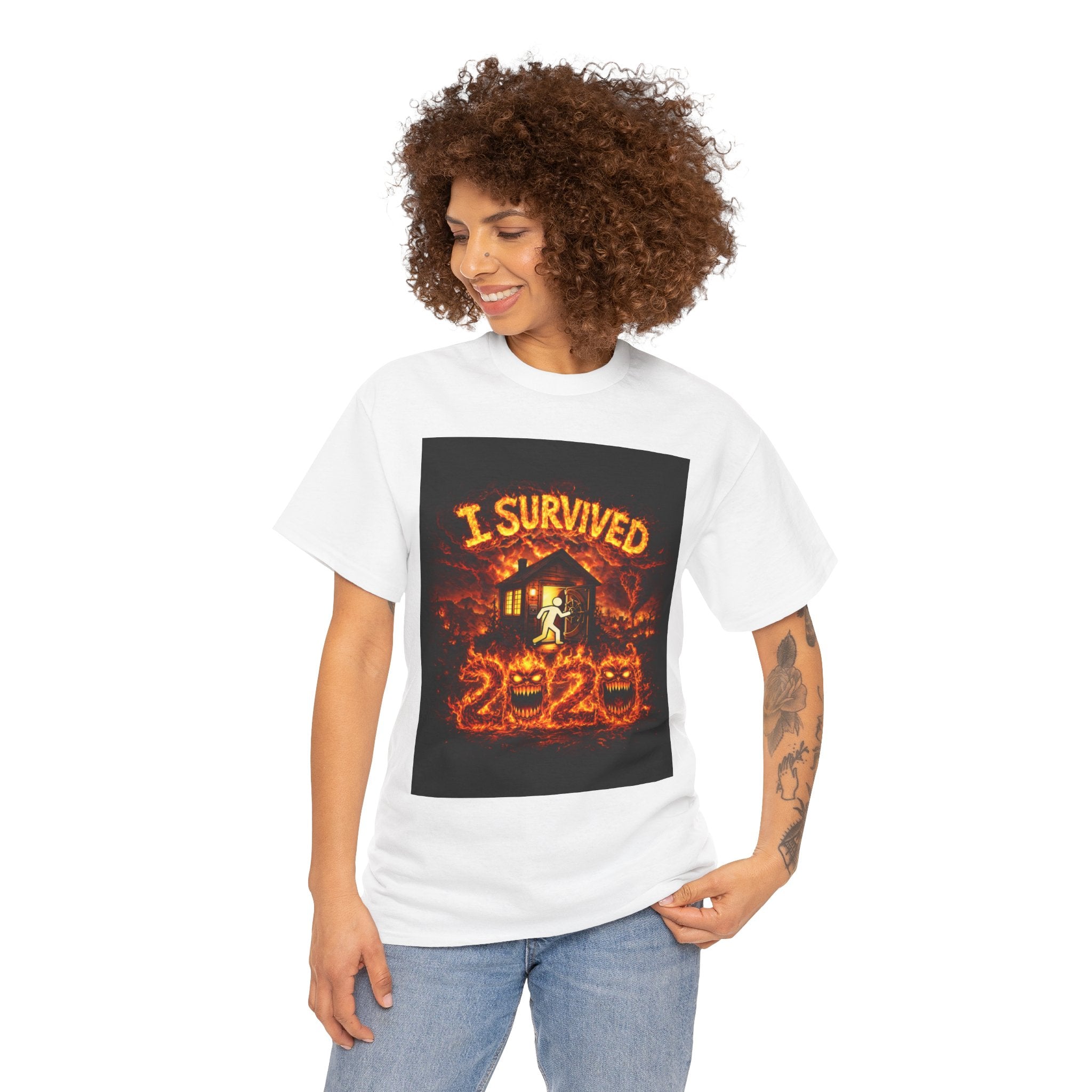 I Survived 2020 — S2:E1 "Berry Creek" | Wildfire Edition Memorial Unisex Heavy Cotton Tee