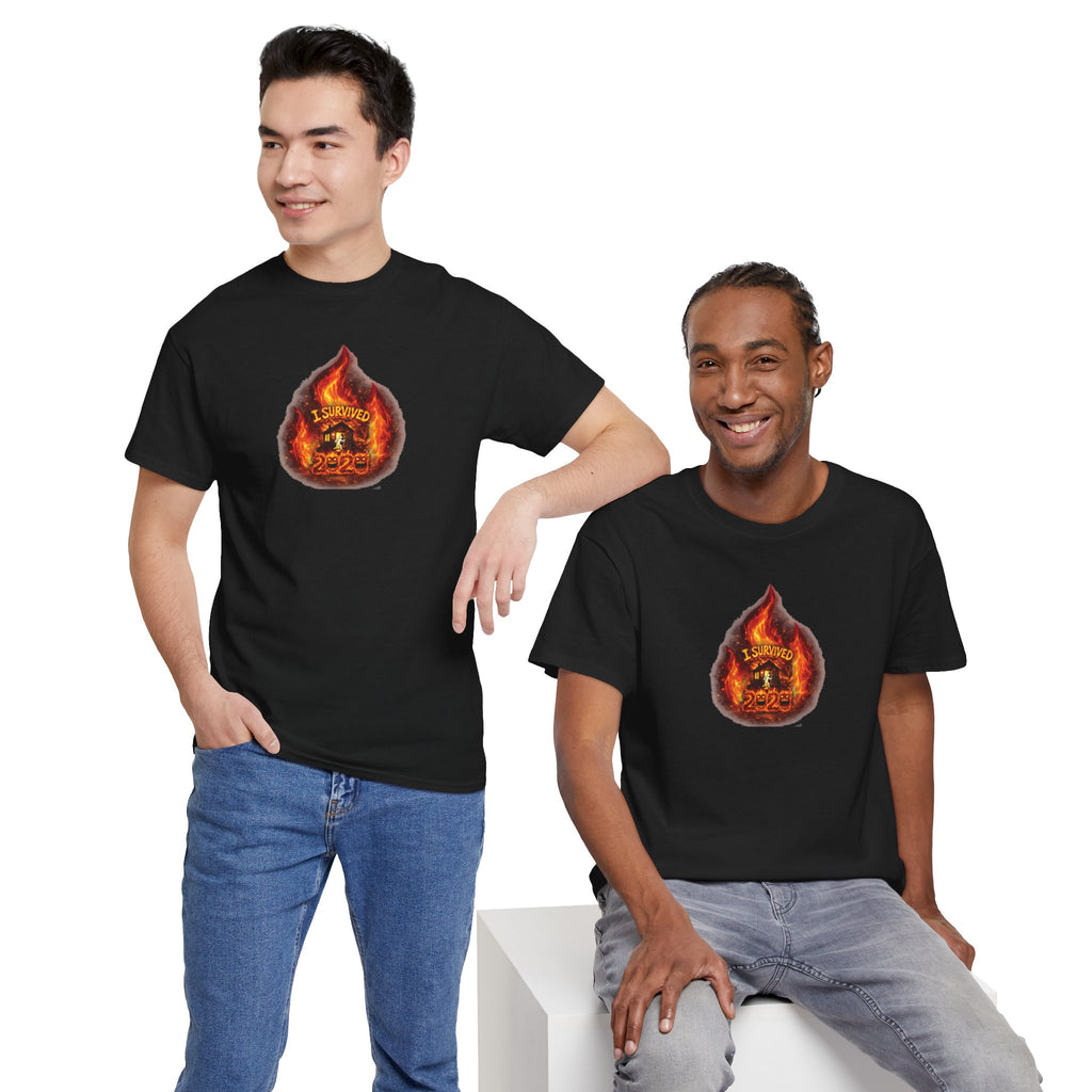 I Survived 2020 — WILDFIRES S2:E1: Director's Cut "Berry Creek" Memorial Unisex Heavy Cotton Tee