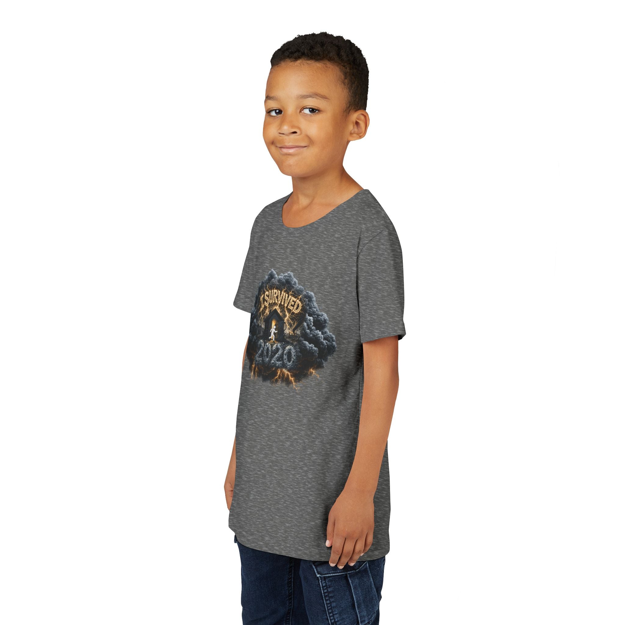 I Survived 2020 — Director's Cut Original Design Teaser Tee | Season 1 Premiere Drop Youth Short Sleeve Tee