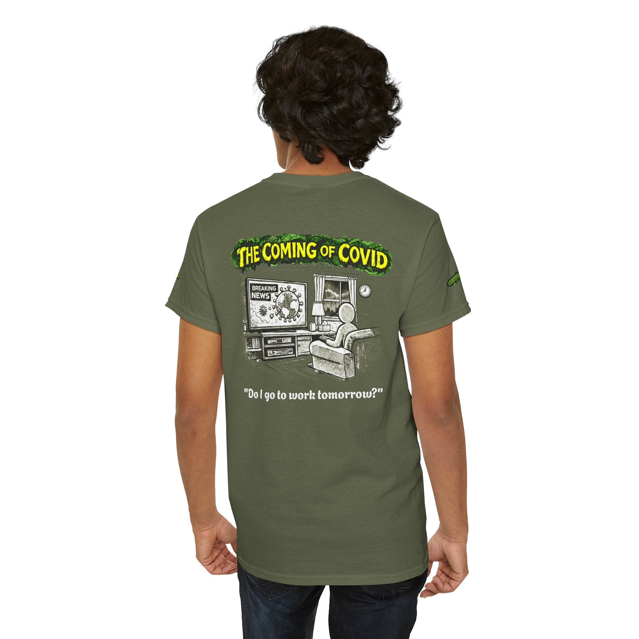 I Survived 2020 — PANDEMIC S1:E2: Special Edition "The Coming of COVID" Unisex Heavy Cotton Tee