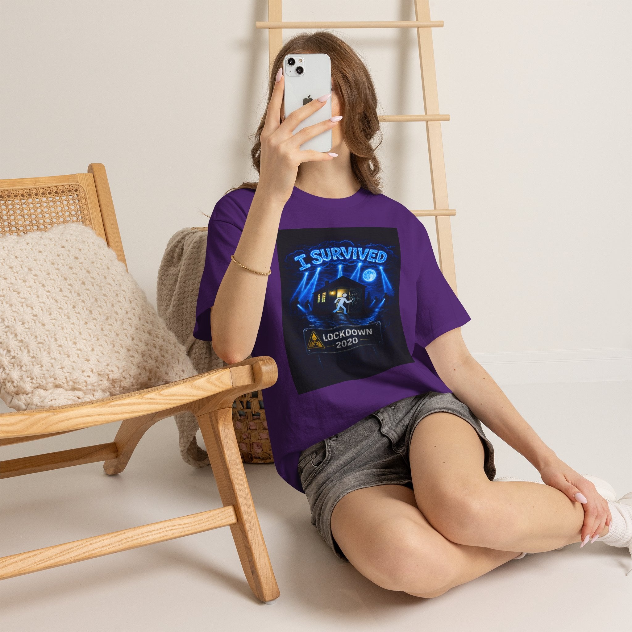 Copy of  I Survived 2020 — S3:E1 "Quarantine" | Lockdown Edition Documentary Unisex Heavy Cotton Tee