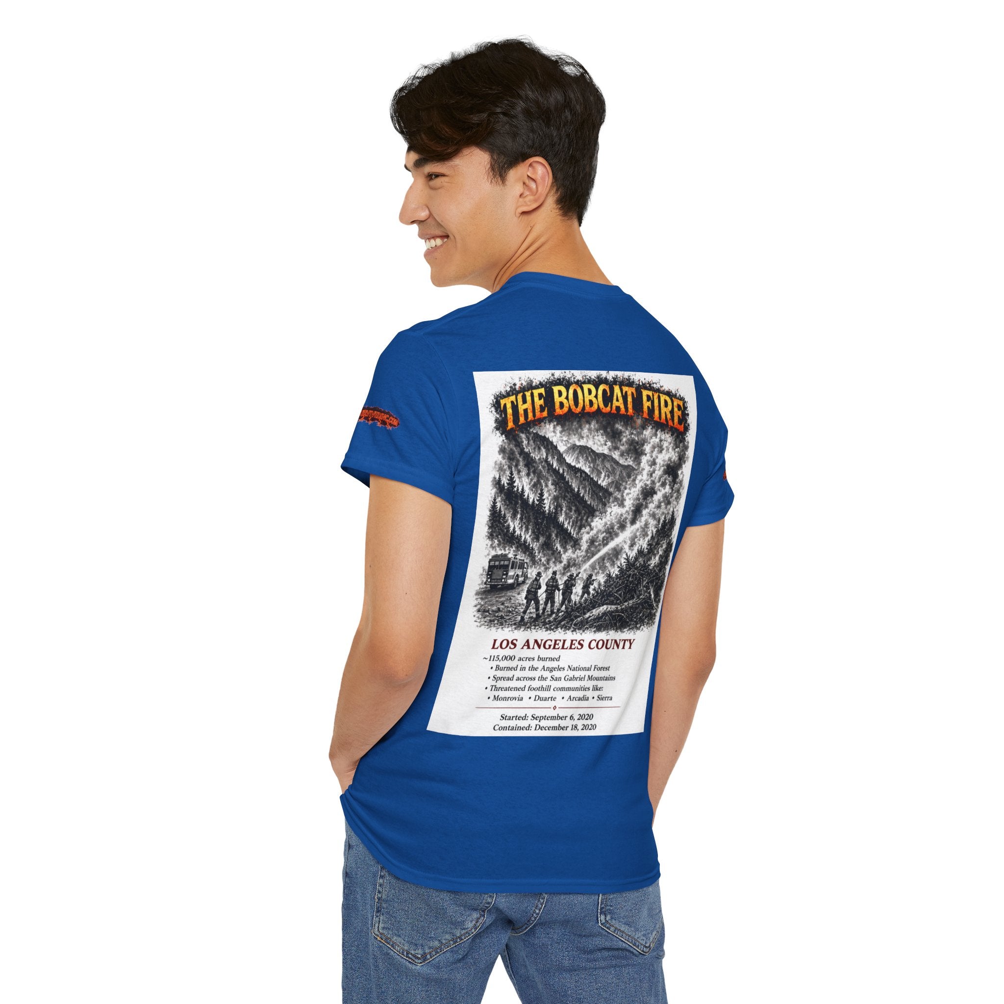 I Survived 2020 — S2:E2 "The Bobcat Fire" | Wildfire Edition Memorial Unisex Heavy Cotton Tee (SPECIAL EDITION)