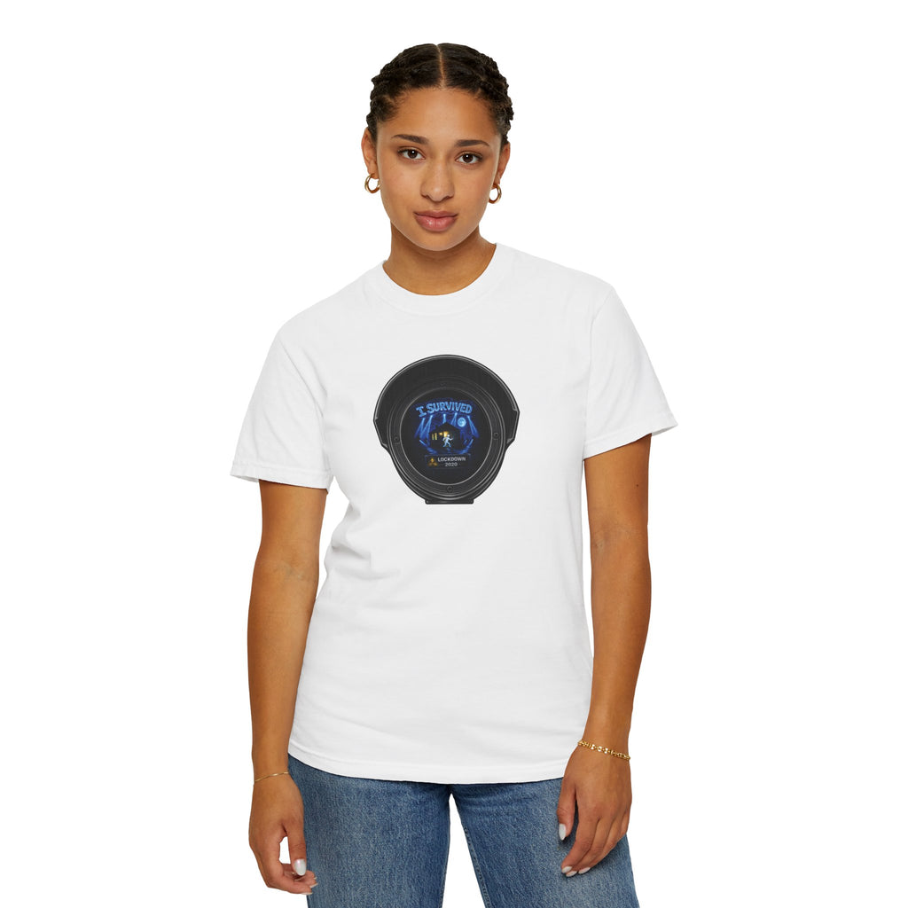 I Survived 2020 —  LOCKDOWN S3:E3: Director's Cut "Remote Schooling" Unisex Garment-Dyed T-shirt