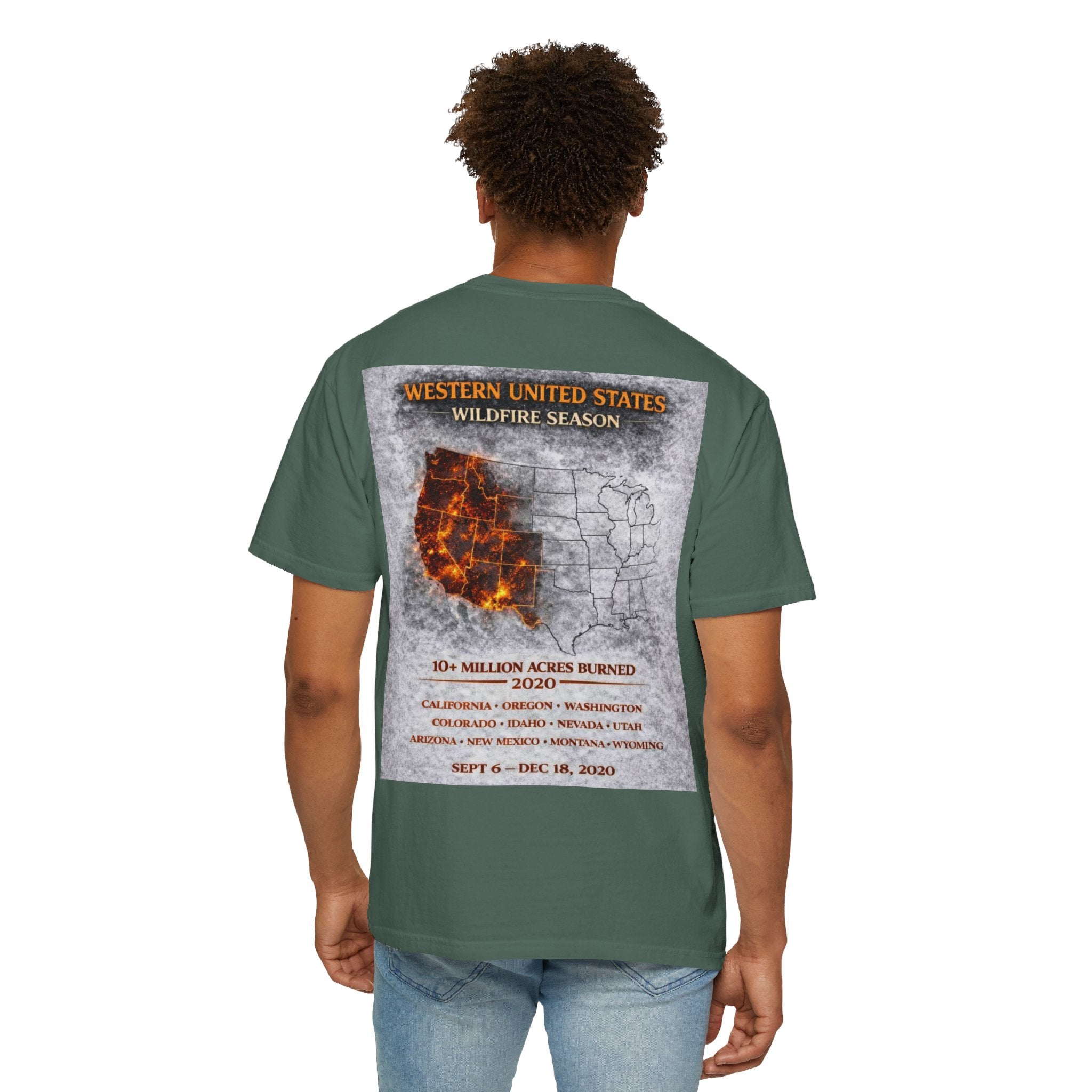 I Survived 2020 — S2:E4 "Western U.S. Wildfire Season" | Mid-Season Finale Pt. 1 | Wildfire Edition Memorial Unisex Garment-Dyed T-shirt