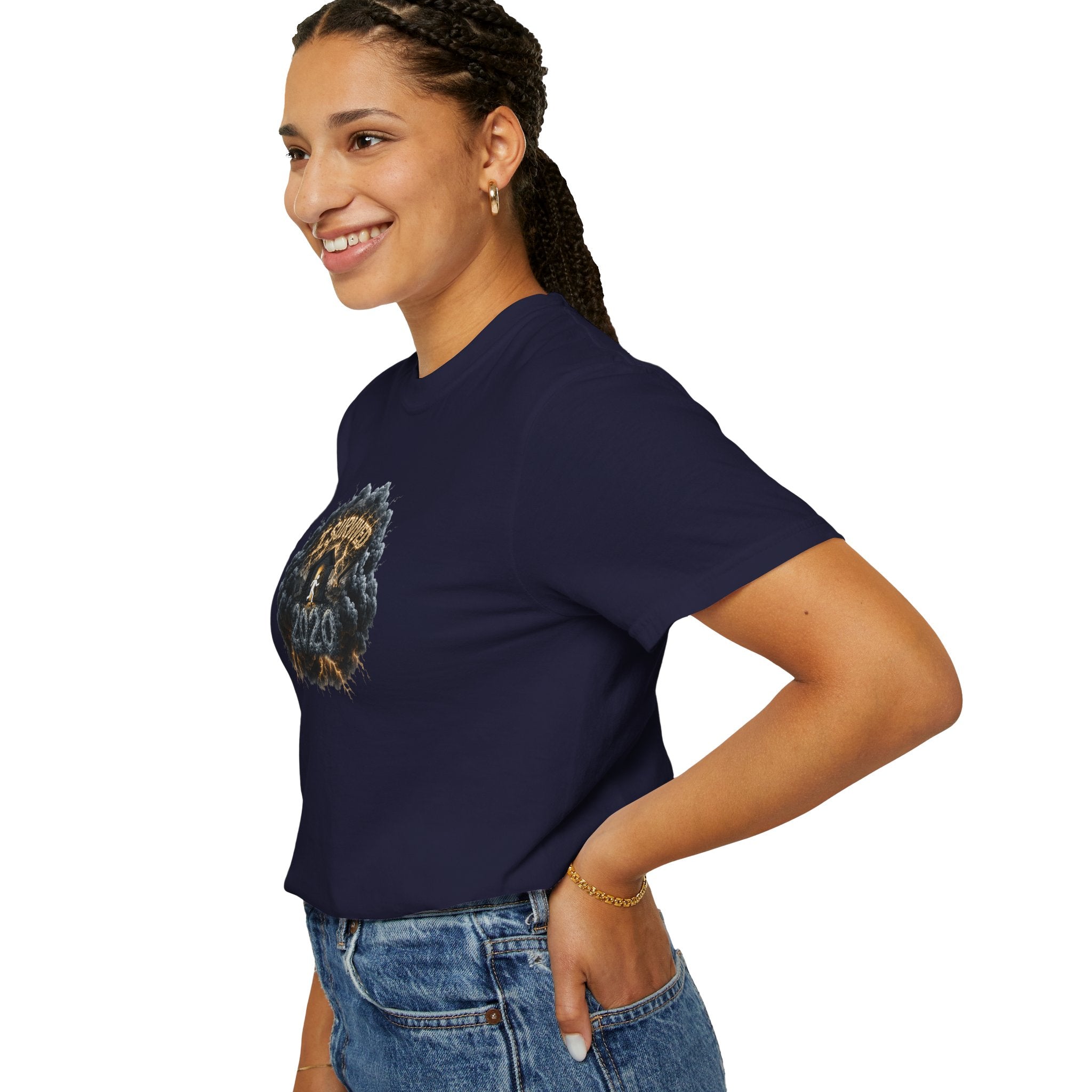 I Survived 2020 — Original PILOT Design: Director's Cut Unisex Garment-Dyed T-shirt