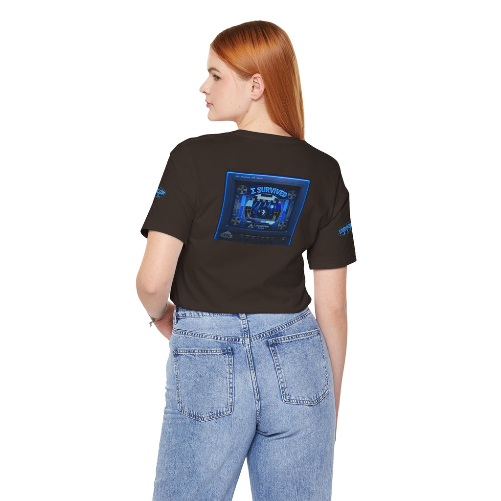 I Survived 2020 — "Please Stand By" Test Pattern Tee Lockdown Special Edition Summer Exclusive Unisex Jersey Short Sleeve Tee