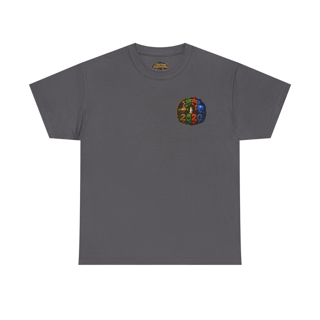 I Survived 2020 — "No Signal" Test Pattern Tee Alien Broadcast Finale Summer Premiere Unisex Heavy Cotton Tee