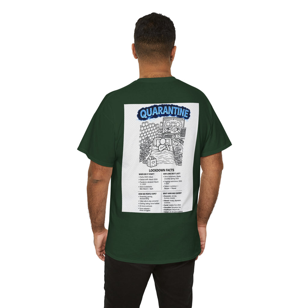 Copy of  I Survived 2020 — S3:E1 "Quarantine" | Lockdown Edition Documentary Unisex Heavy Cotton Tee