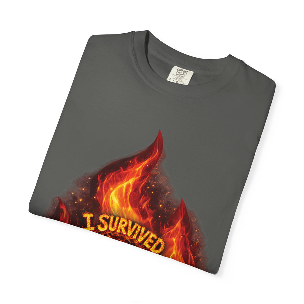 I Survived 2020 — Director's Cut S2:E1 "Berry Creek" | Wildfire Edition Memorial Unisex Garment-Dyed T-shirt