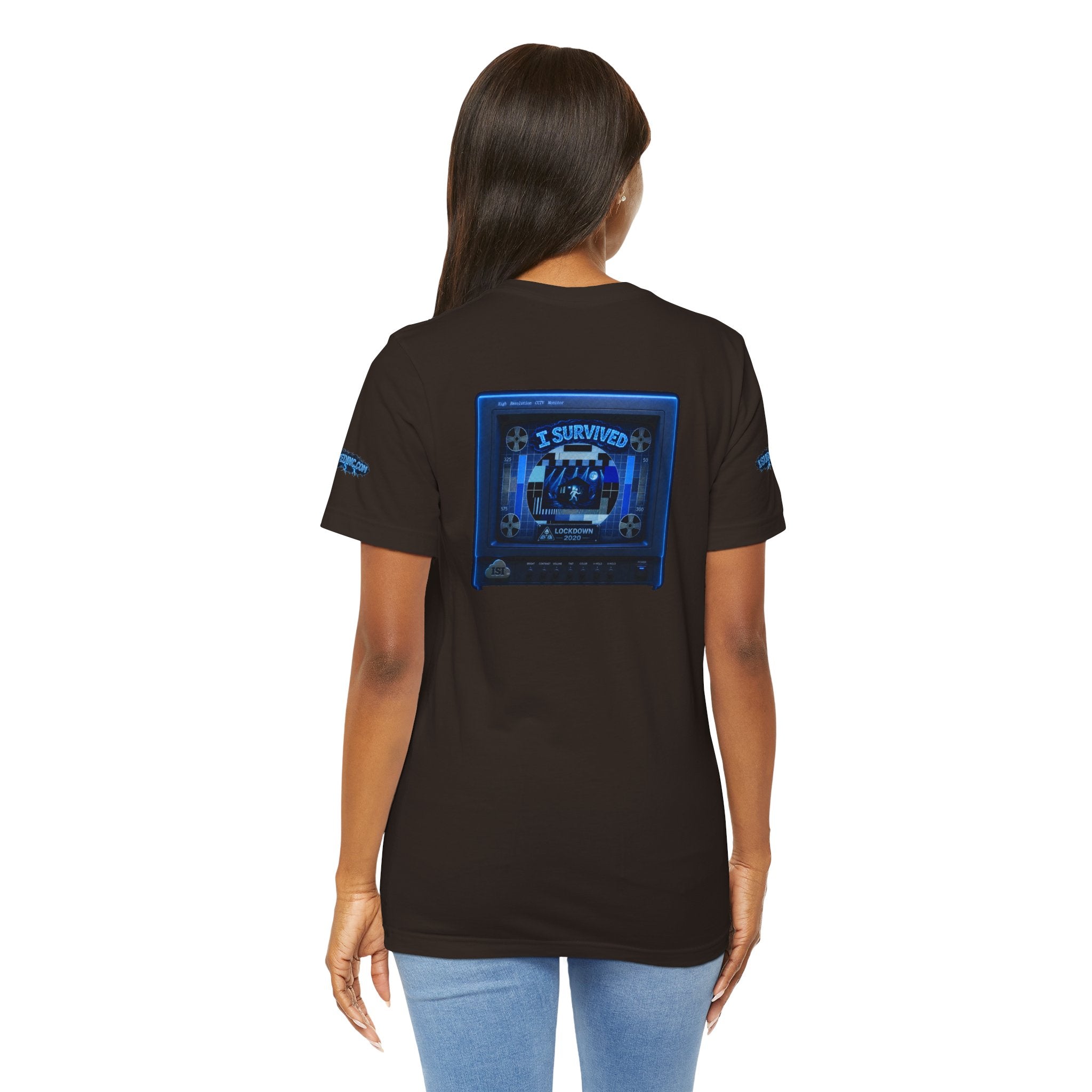 I Survived 2020 — "Please Stand By" Test Pattern Tee Lockdown Special Edition Summer Exclusive Unisex Jersey Short Sleeve Tee