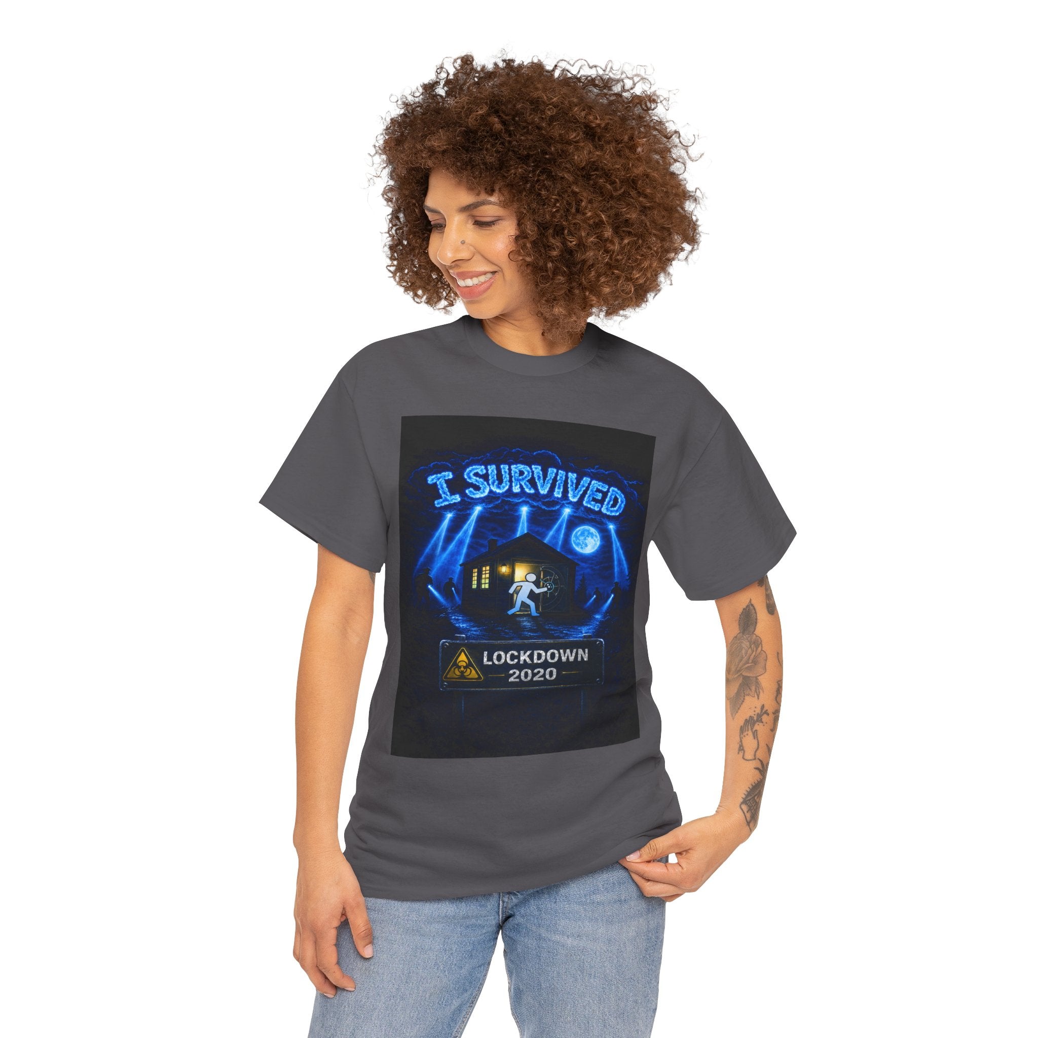 Copy of  I Survived 2020 — S3:E1 "Quarantine" | Lockdown Edition Documentary Unisex Heavy Cotton Tee
