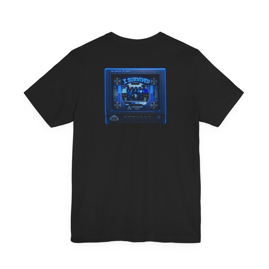 I Survived 2020 — "Please Stand By" Test Pattern Tee Lockdown Summer Exclusive Unisex Jersey Short Sleeve Tee