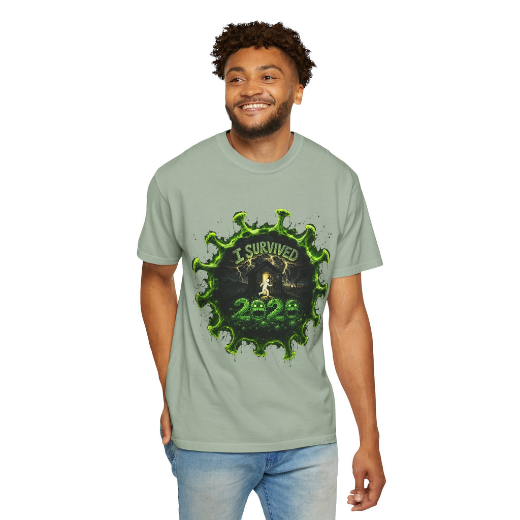 I Survived 2020 — Director's Cut S1:E5 "Delivery Doomsday" | Pandemic Edition Unisex Garment-Dyed T-shirt