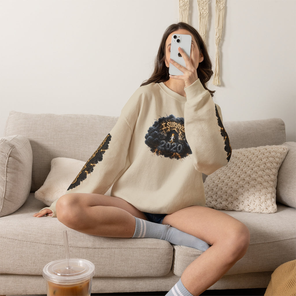 I Survived 2020 — Original PILOT Design: Director's Cut Special Edition Unisex Heavy Blend™ Crewneck Sweatshirt