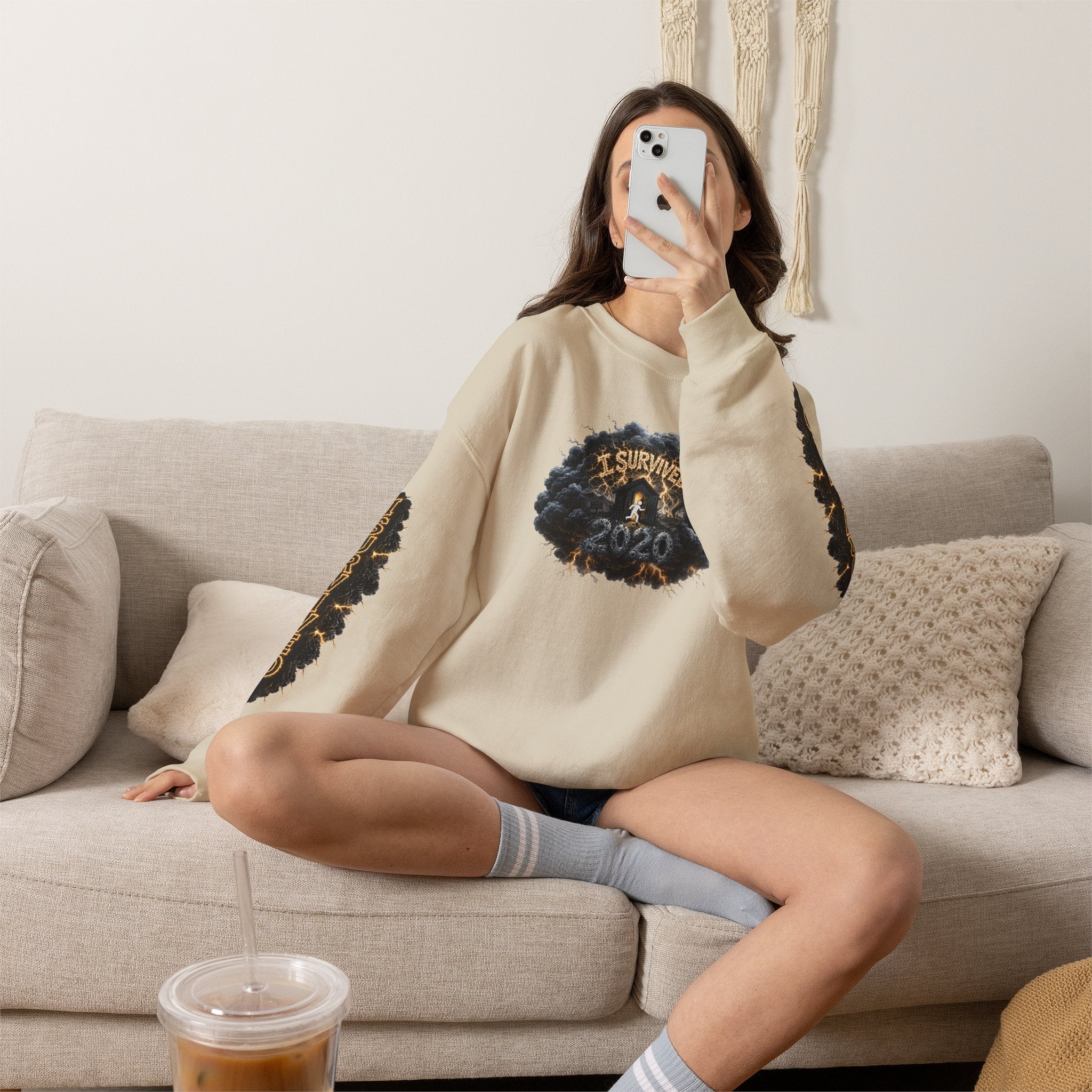 I Survived 2020 — Original PILOT Design: Director's Cut Special Edition Unisex Heavy Blend™ Crewneck Sweatshirt