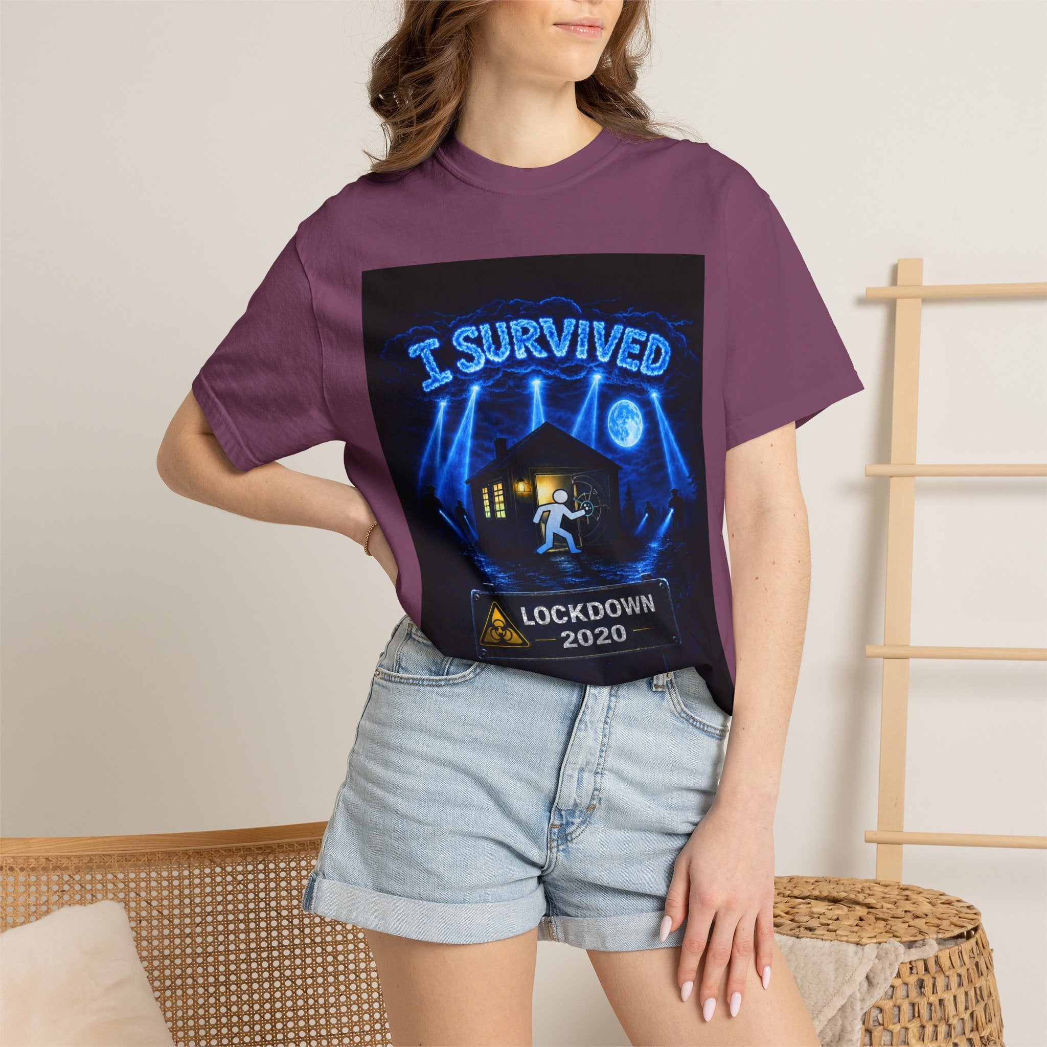 I Survived 2020 — S3:E3 "Remote Schooling" | Lockdown Edition Documentary Unisex Garment-Dyed T-shirt