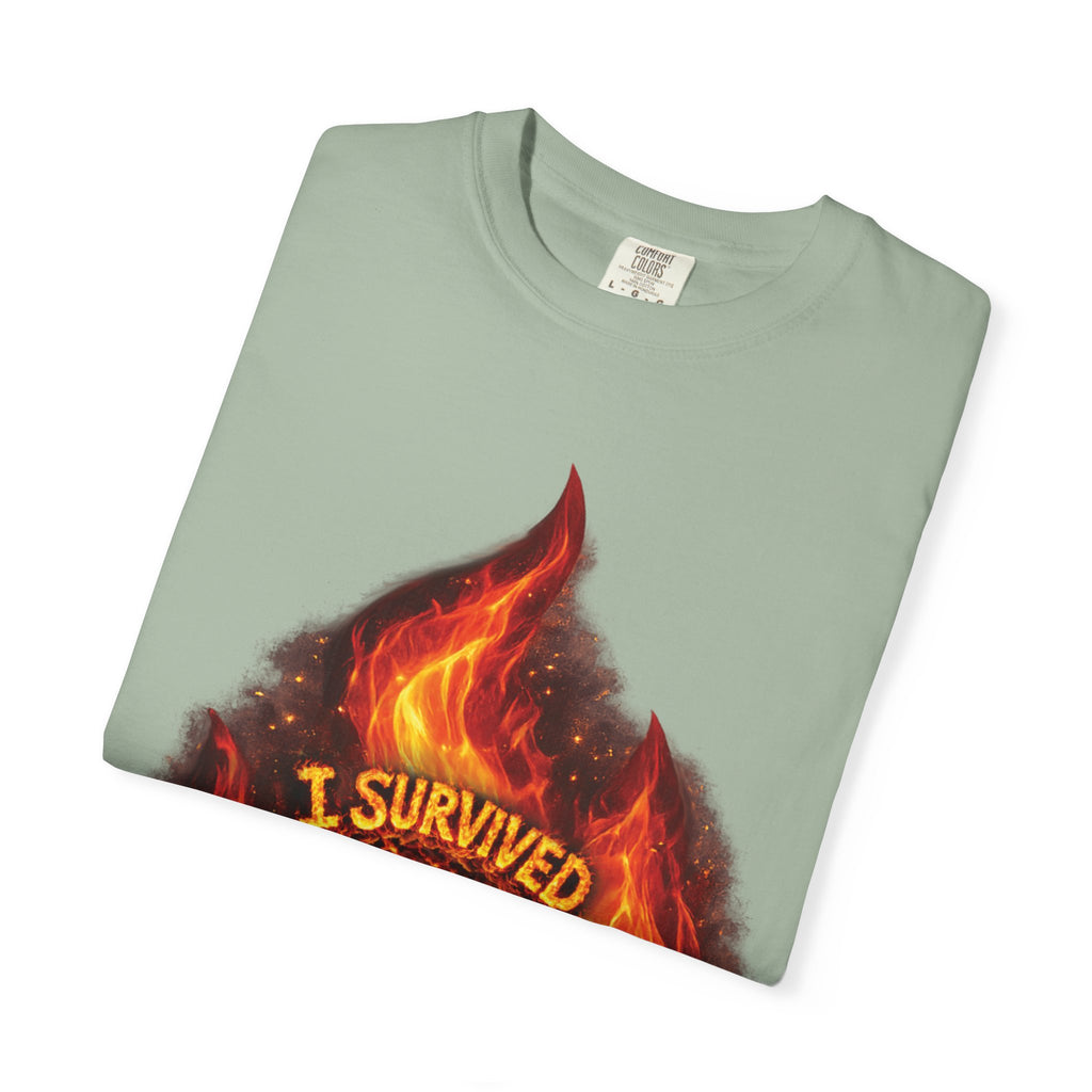 I Survived 2020 — Director's Cut S2:E1 "Berry Creek" | Wildfire Edition Memorial Unisex Garment-Dyed T-shirt