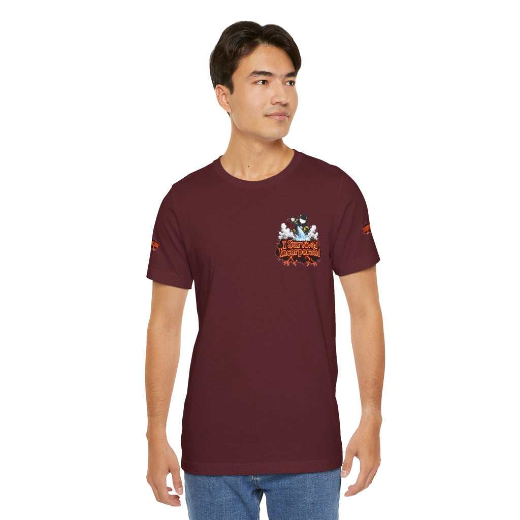 I Survived 2020 — "Please Stand By" Test Pattern Tee Wildfire Signal Special Edition Summer Premiere Unisex Jersey Short Sleeve Tee