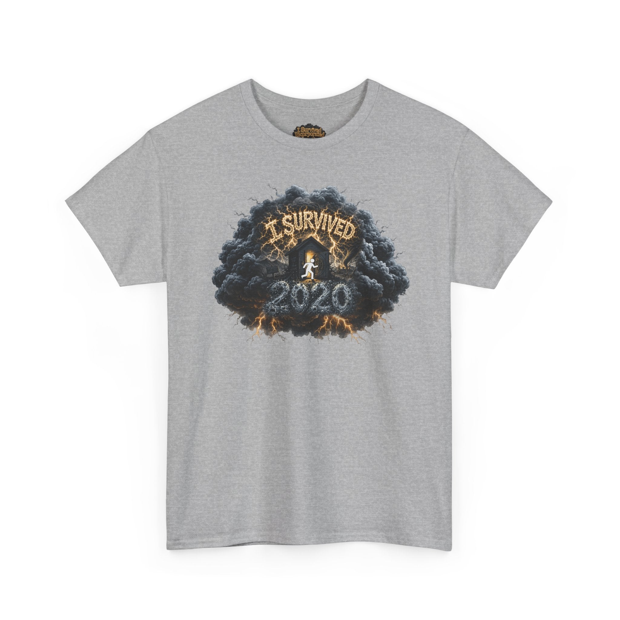 I Survived 2020 — Director's Cut Original Design Teaser Tee | Season 1 Premiere Drop Unisex Heavy Cotton Tee