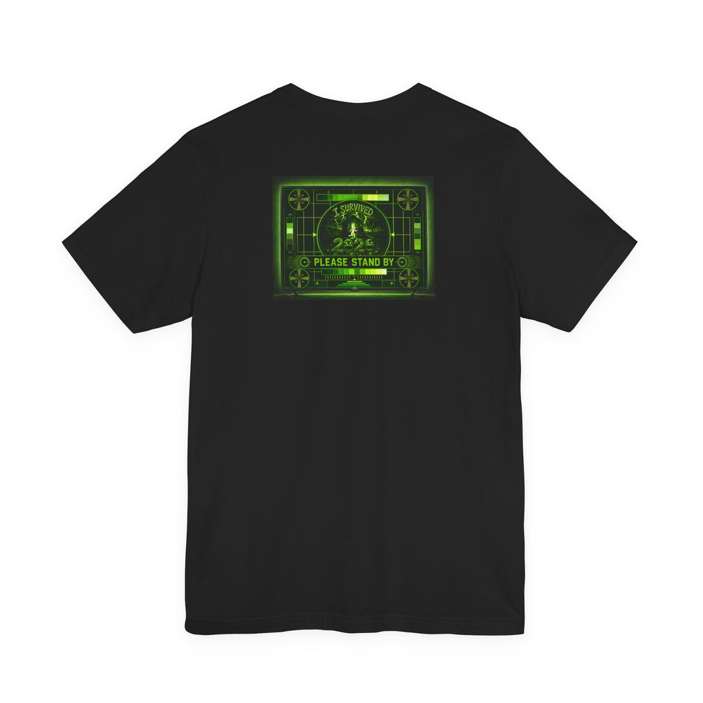 I Survived 2020 — "Please Stand By" Test Pattern Toxic Signal Tee Summer Premiere Unisex Jersey Short Sleeve Tee