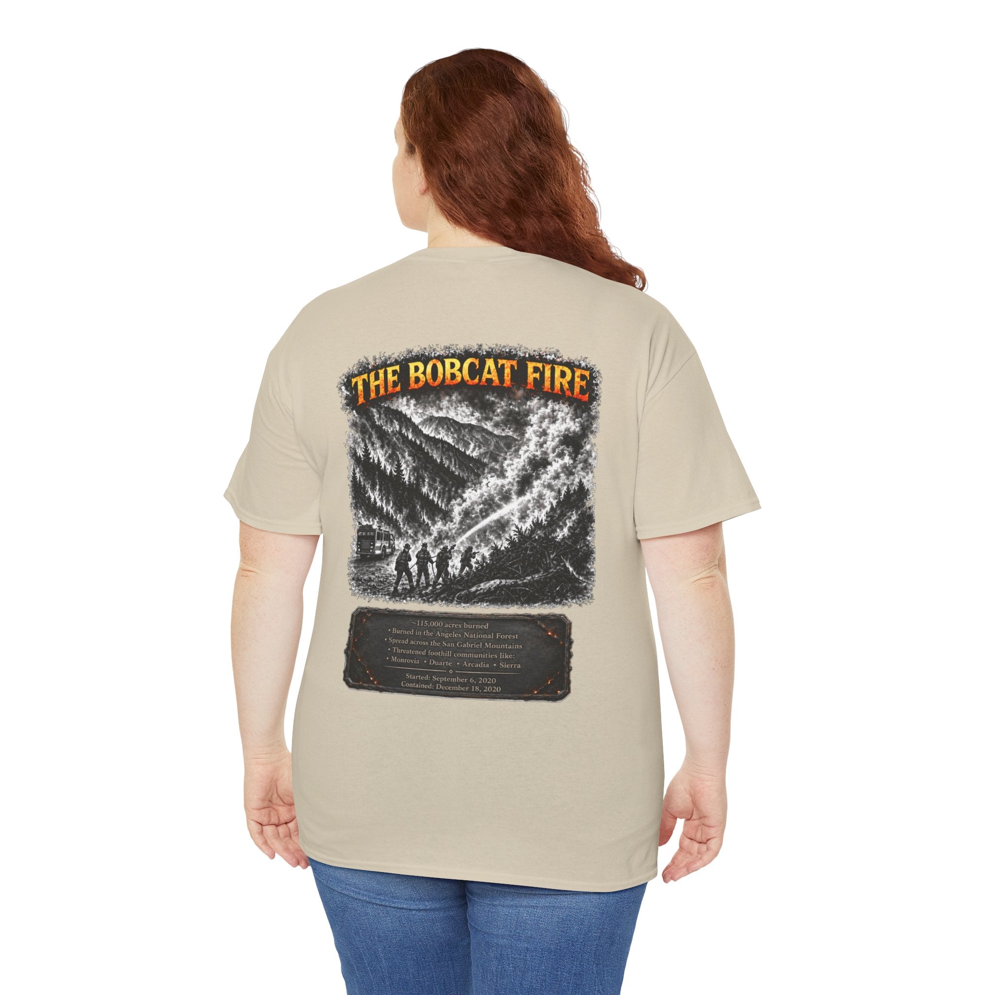 I Survived 2020 — Director's Cut S2:E2 "The Bobcat Fire" | Wildfire Edition Memorial Unisex Heavy Cotton Tee