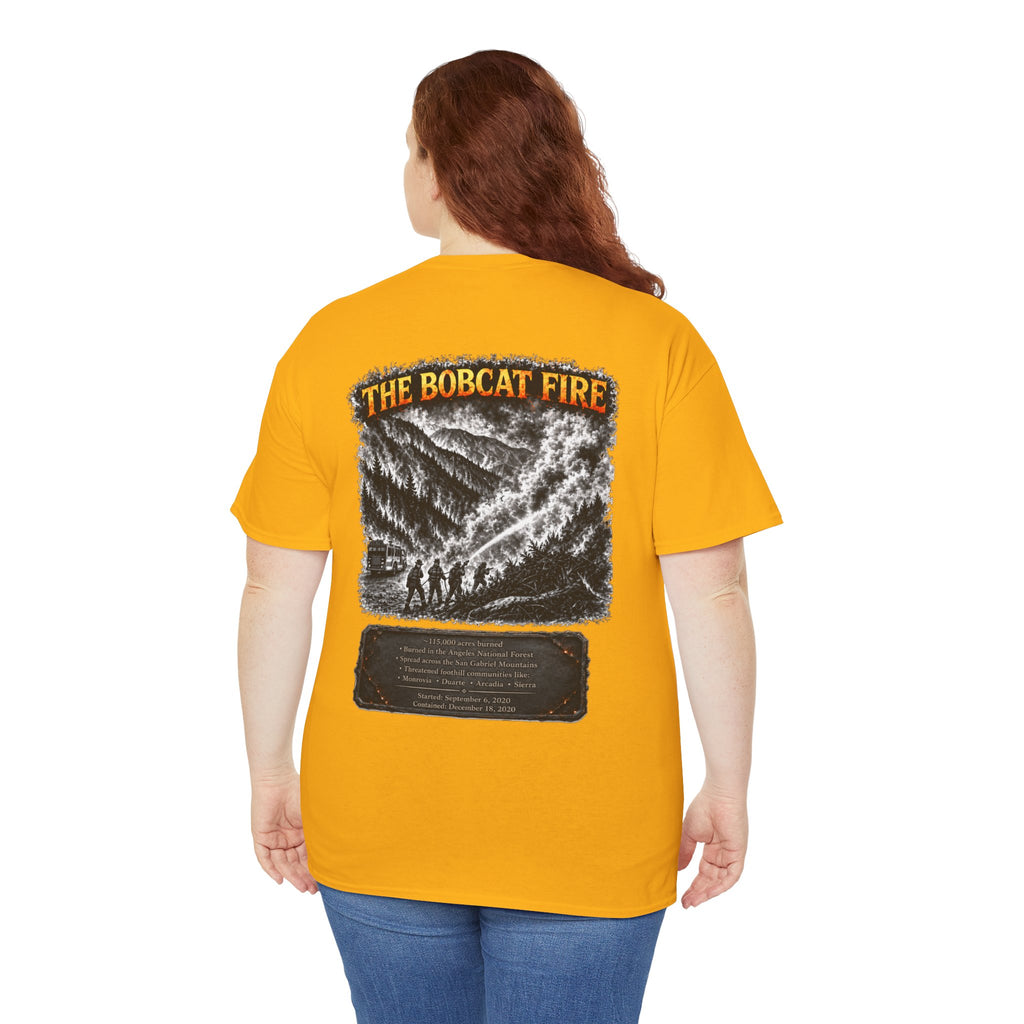 I Survived 2020 — Director's Cut S2:E2 "The Bobcat Fire" | Wildfire Edition Memorial Unisex Heavy Cotton Tee