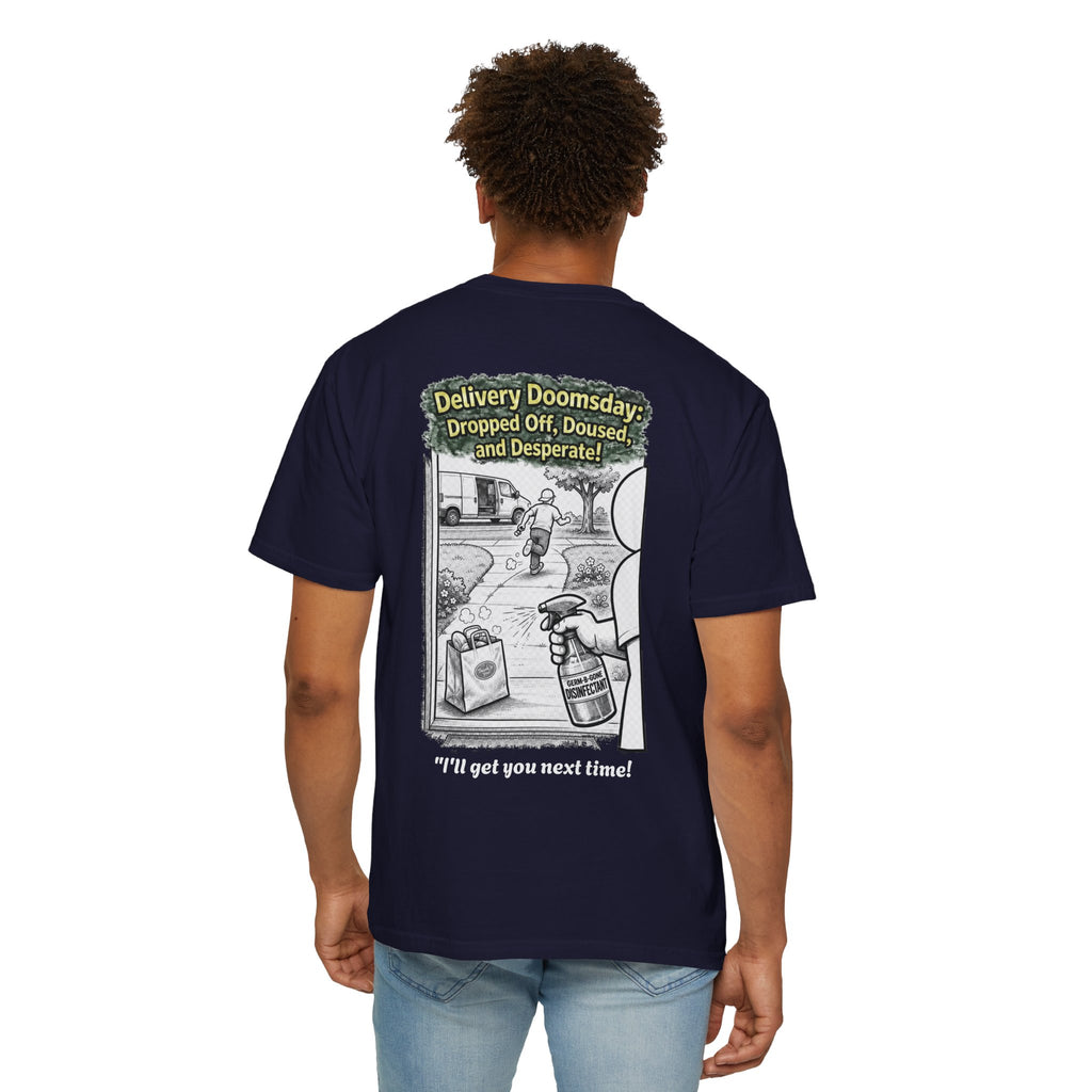 I Survived 2020 — Director's Cut S1:E5 "Delivery Doomsday" | Pandemic Edition Unisex Garment-Dyed T-shirt