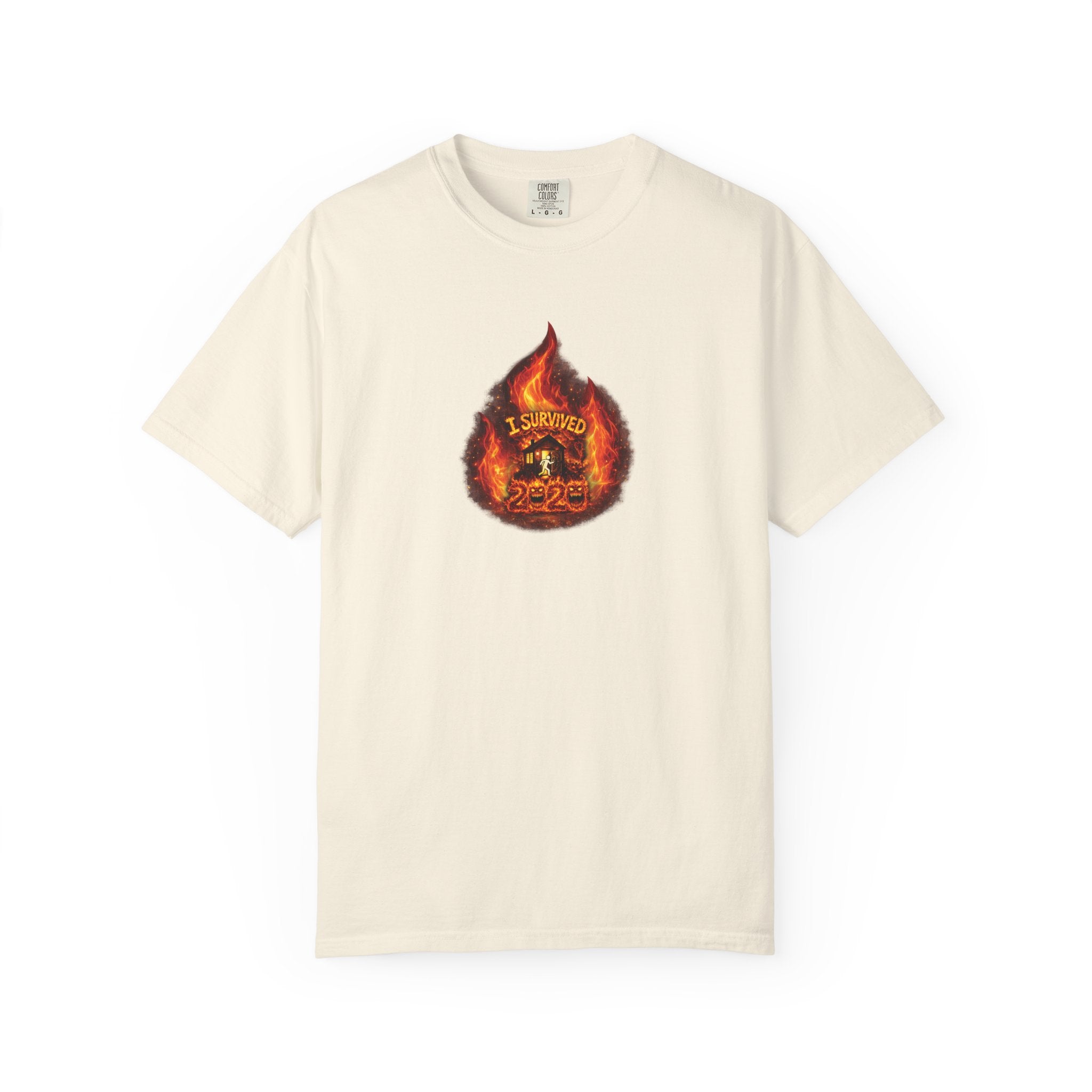 I Survived 2020 — WILDFIRES S2:E4: Director's Cut "Western U.S. Wildfire Season" Memorial Unisex Garment-Dyed T-shirt