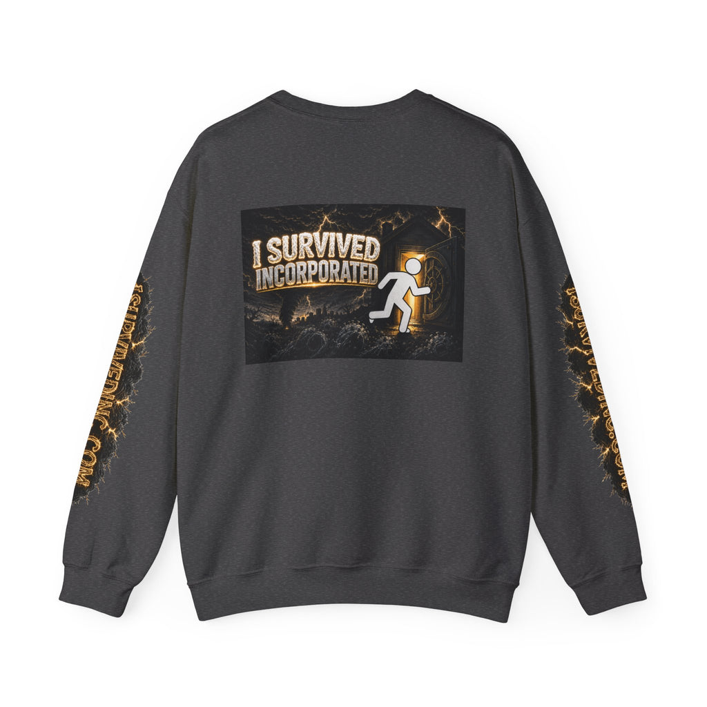 I Survived 2020 — Original Design Teaser Tee | Season 1 Premiere Drop Unisex Heavy Blend™ Crewneck Sweatshirt (SPECIAL EDITION)