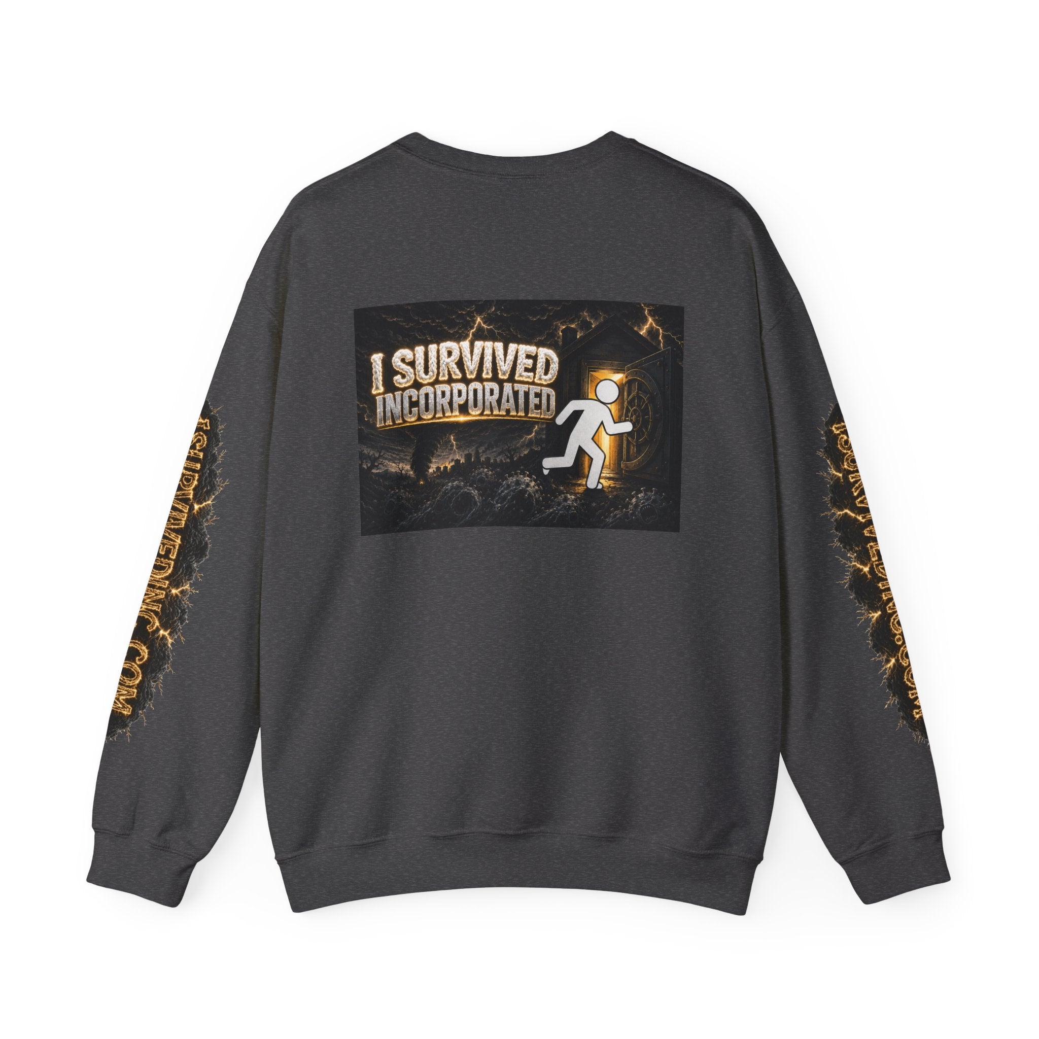 I Survived 2020 — Original Design Teaser Tee | Season 1 Premiere Drop Unisex Heavy Blend™ Crewneck Sweatshirt (SPECIAL EDITION)