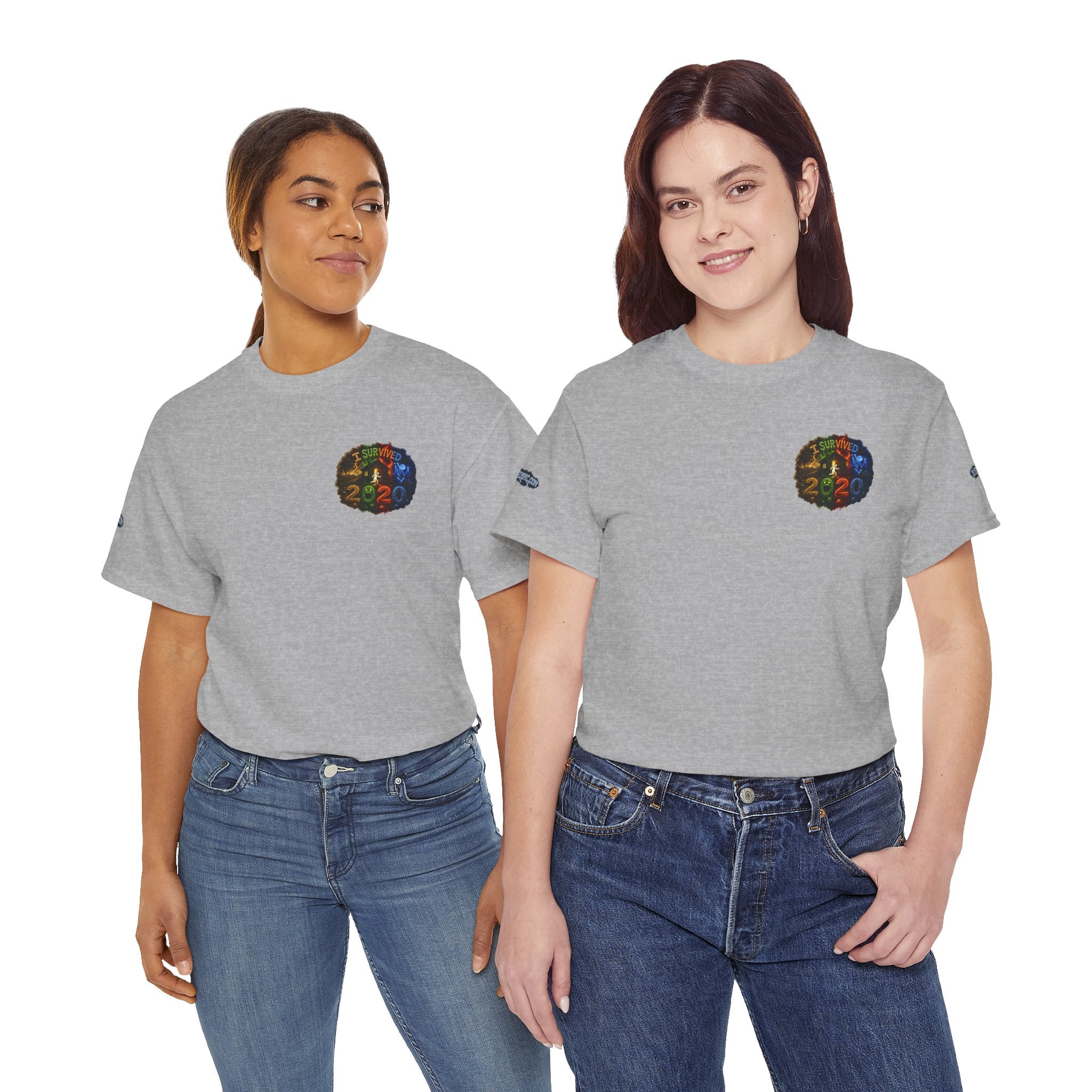 I Survived 2020 — "No Signal" Test Pattern Tee Alien Broadcast Finale Special Edition Summer Premiere Unisex Heavy Cotton Tee
