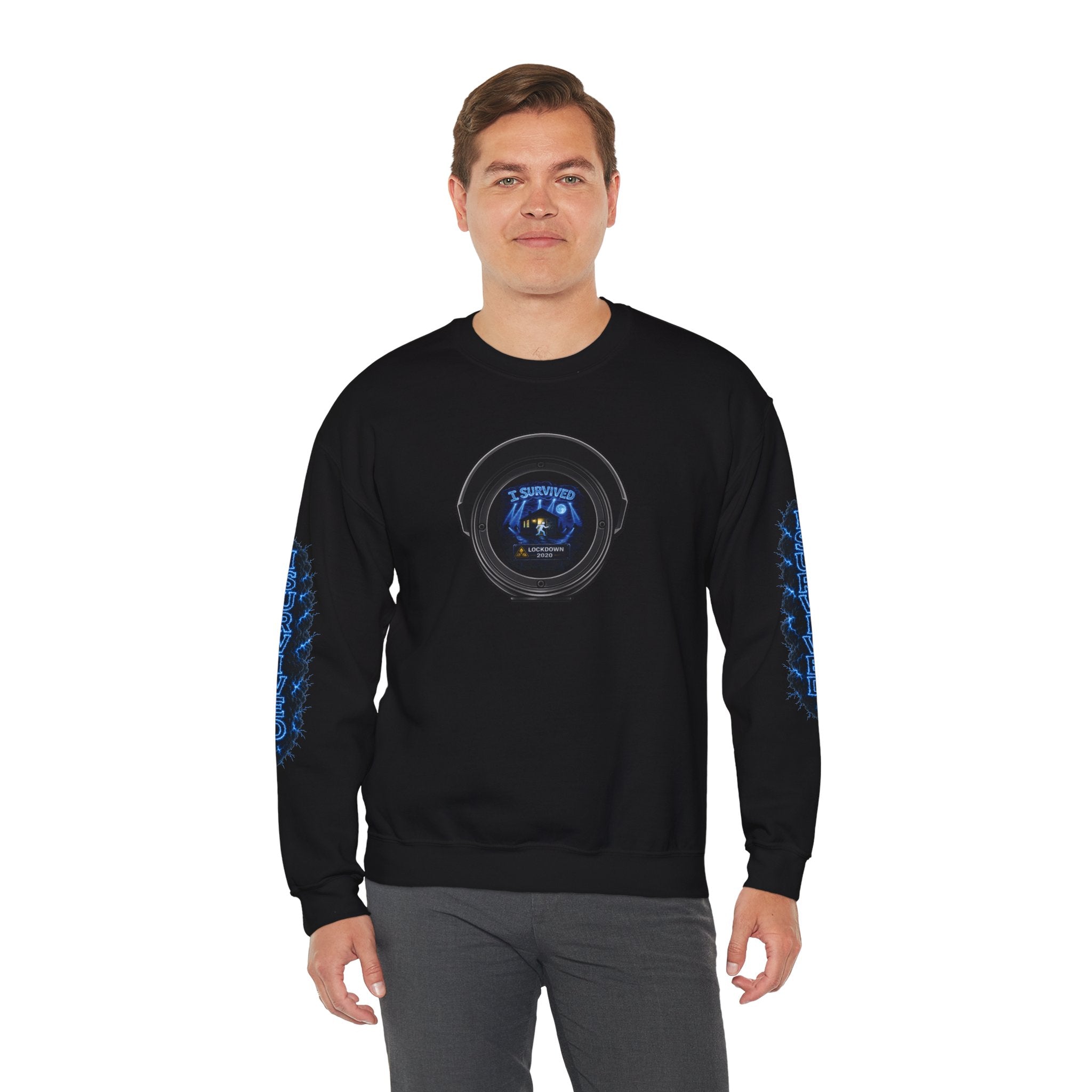 I Survived 2020 — LOCKDOWN S3:E2: Director's Cut Special Edition "Dating Under Lockdown" Unisex Heavy Blend™ Crewneck Sweatshirt