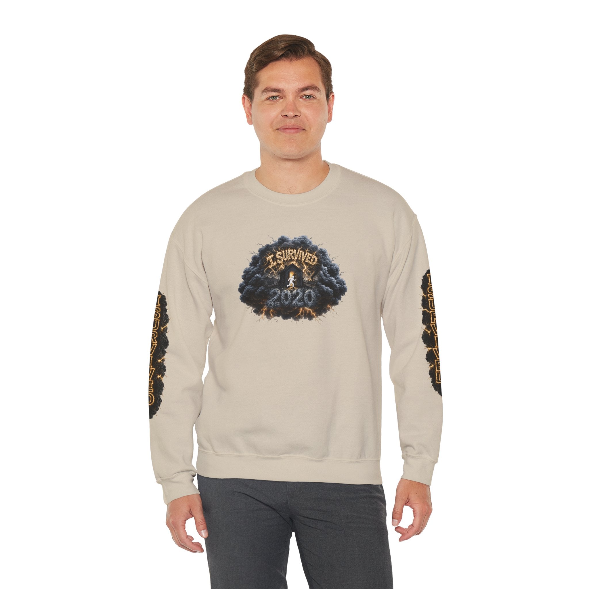 I Survived 2020 — Original PILOT Design: Director's Cut Special Edition Unisex Heavy Blend™ Crewneck Sweatshirt