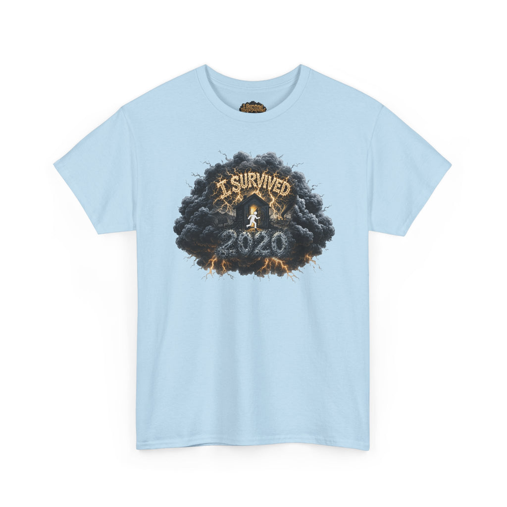 I Survived 2020 — Director's Cut Original Design Teaser Tee | Season 1 Premiere Drop Unisex Heavy Cotton Tee