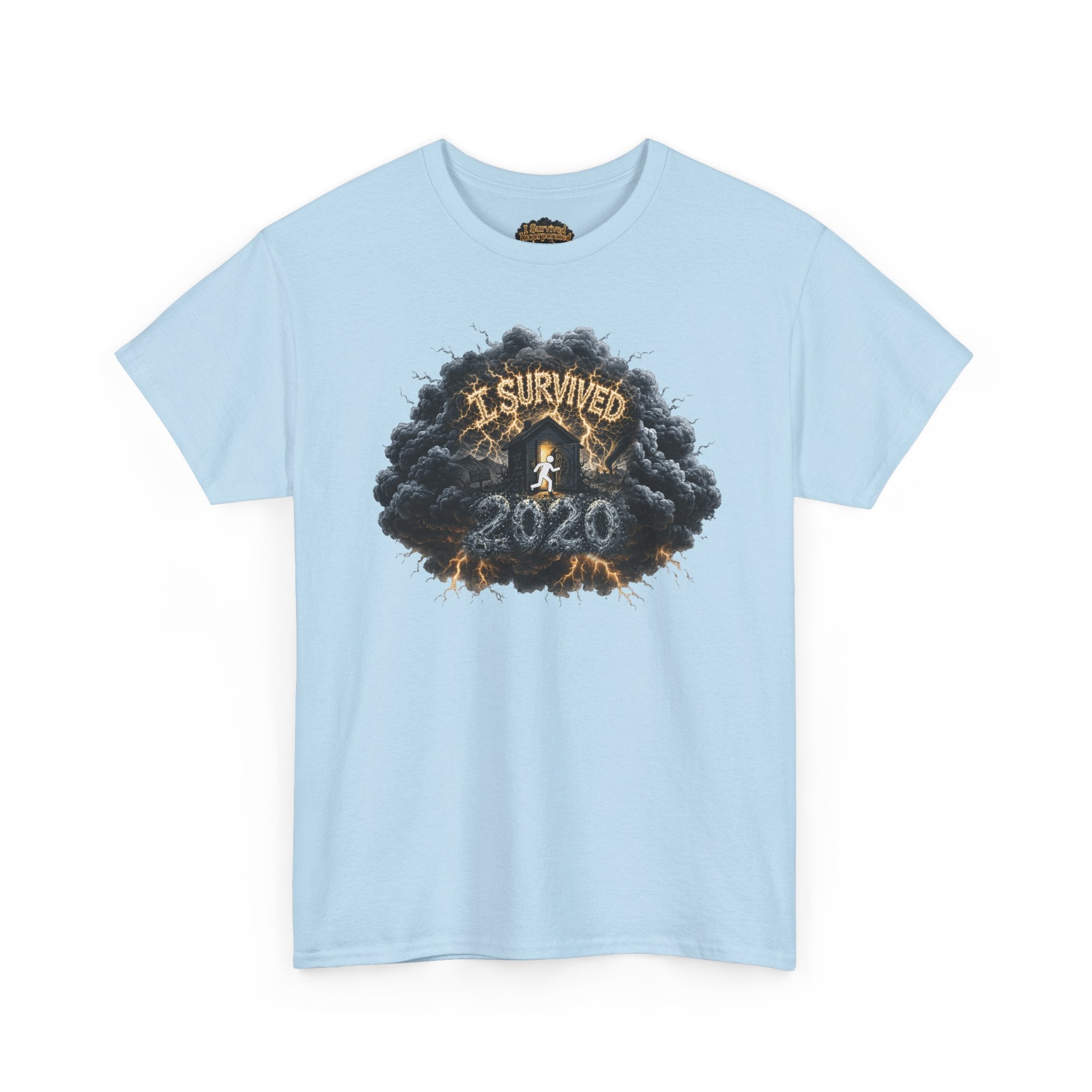 I Survived 2020 — Director's Cut Original Design Teaser Tee | Season 1 Premiere Drop Unisex Heavy Cotton Tee