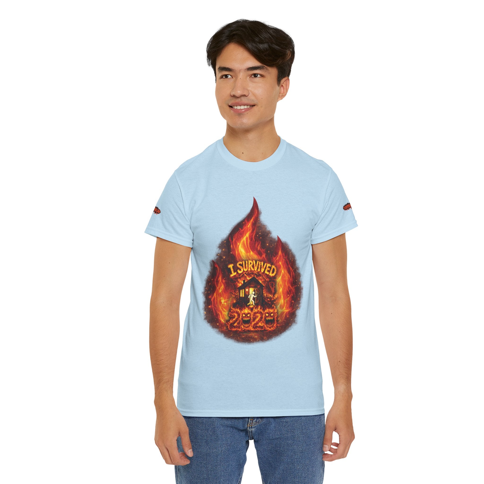 I Survived 2020 — Director's Cut S2:E4 "Western U.S. Wildfire Season" | Mid-Season Finale Pt. 1 | Wildfire Edition Memorial Unisex Heavy Cotton Tee (SPECIAL EDITION)
