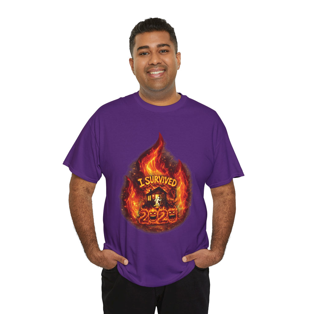 I Survived 2020 — Director's Cut S2:E1 "Berry Creek" | Wildfire Edition Memorial Unisex Heavy Cotton Tee