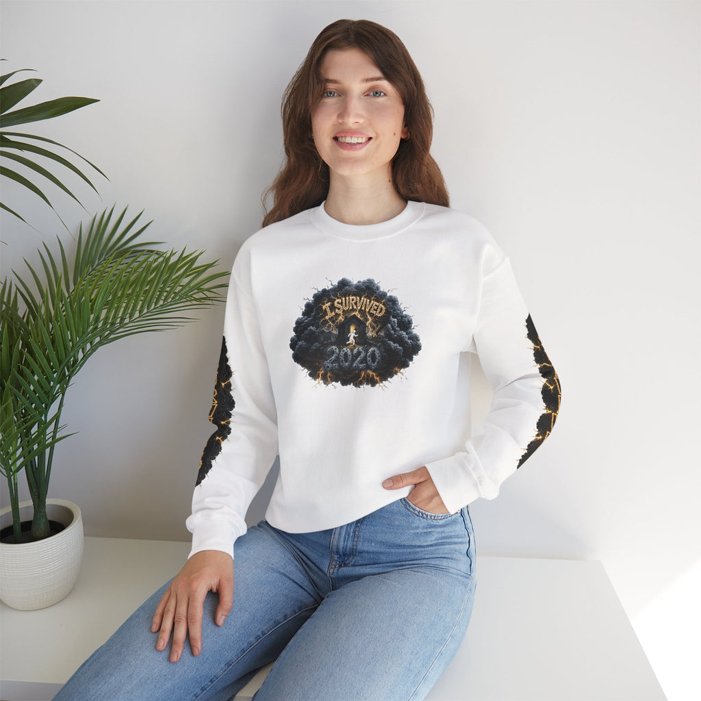 I Survived 2020 — Original PILOT Design: Director's Cut Special Edition Unisex Heavy Blend™ Crewneck Sweatshirt