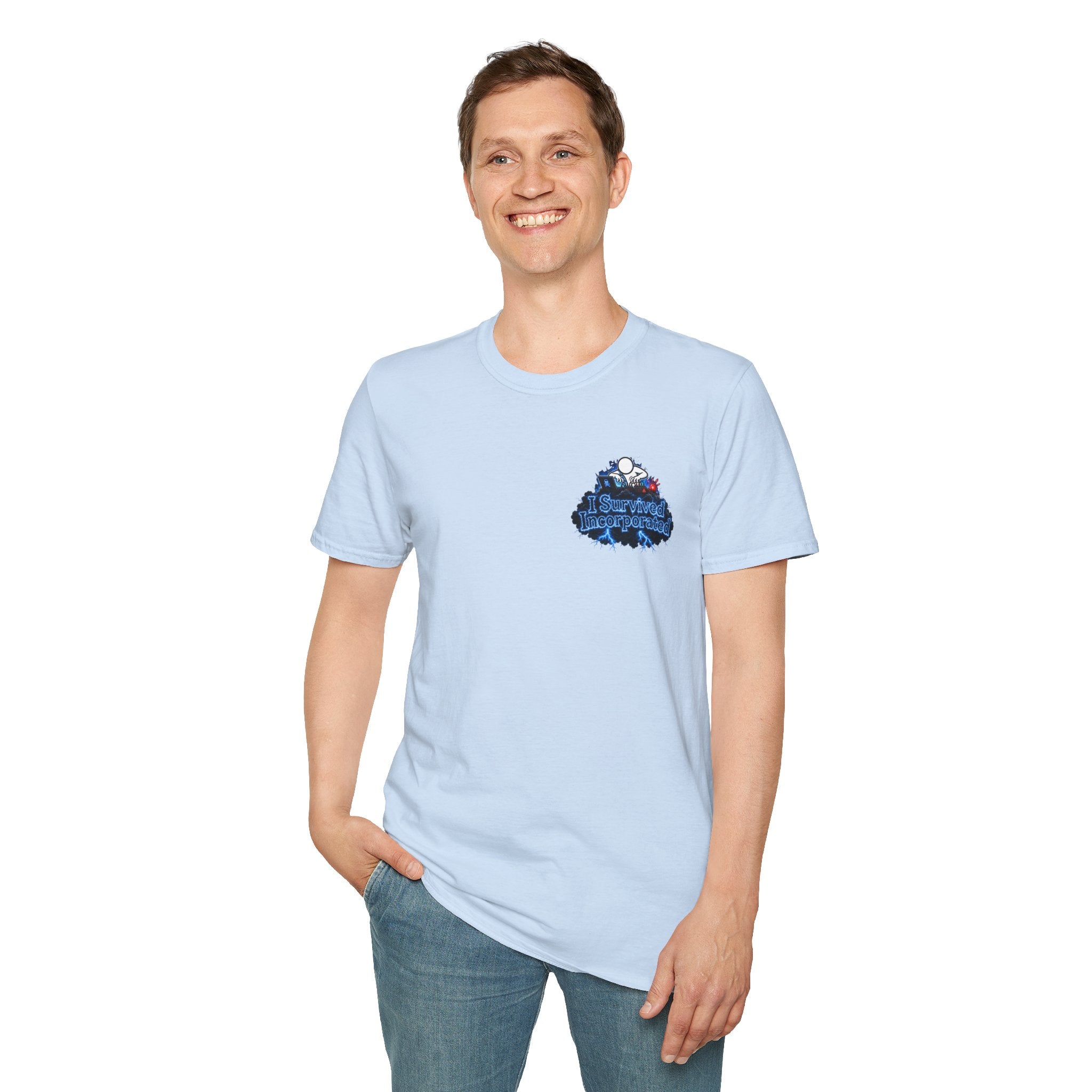 I Survived 2020 — "Please Stand By" Test Pattern Tee Lockdown Edition Summer Exclusive Unisex Softstyle T-Shirt
