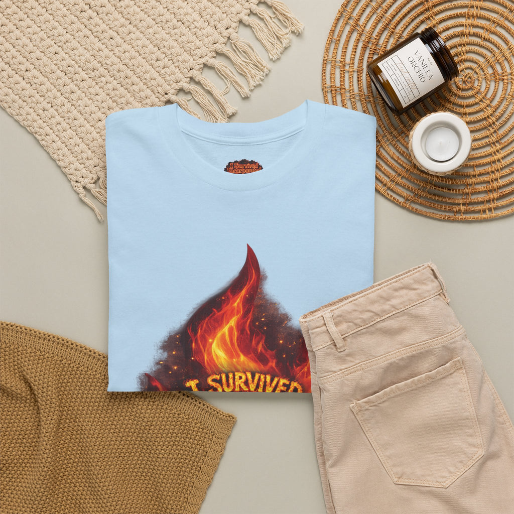 I Survived 2020 — Director's Cut S2:E3 "The California Wildfires" | Wildfire Edition Memorial Unisex Heavy Cotton Tee