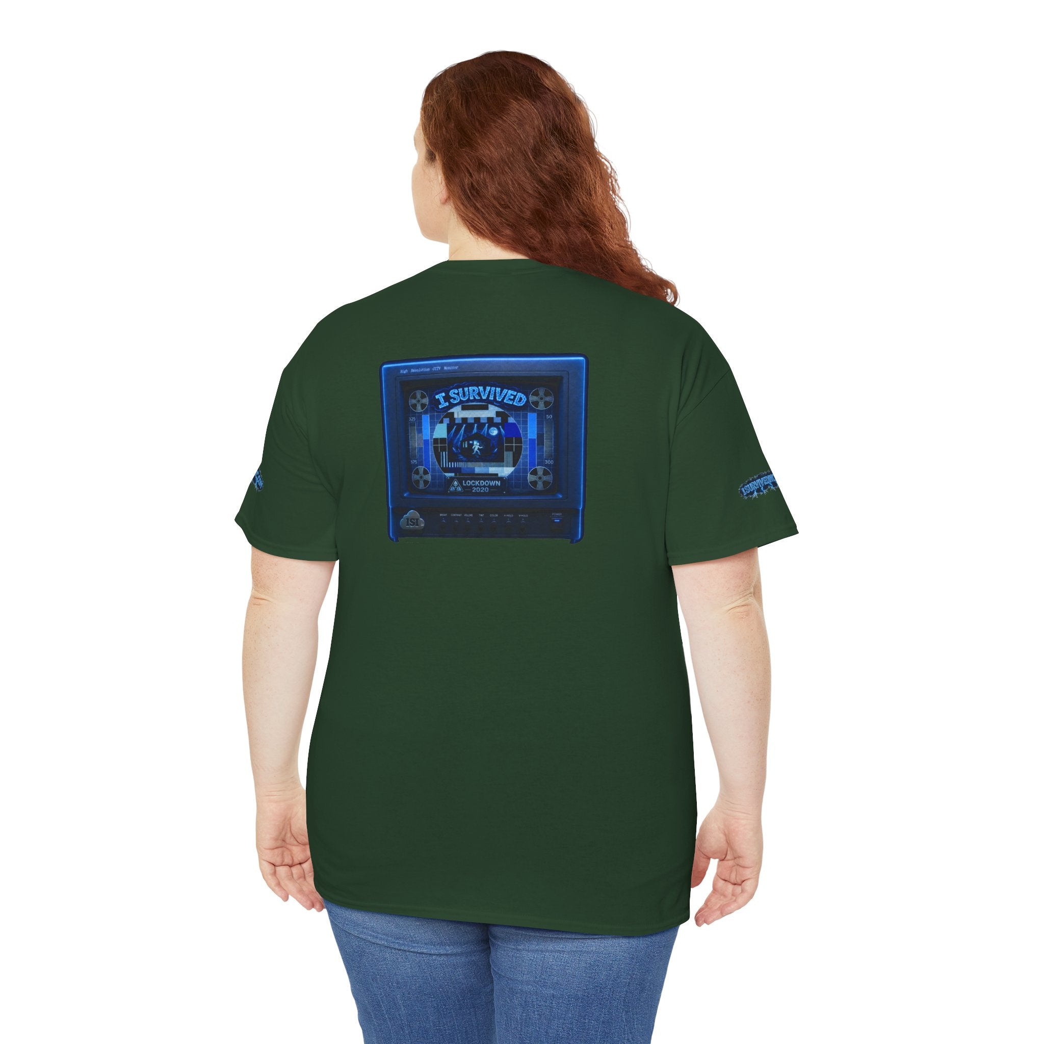 I Survived 2020 — "Please Stand By" Test Pattern Tee Lockdown Special Edition Summer Exclusive Unisex Heavy Cotton Tee