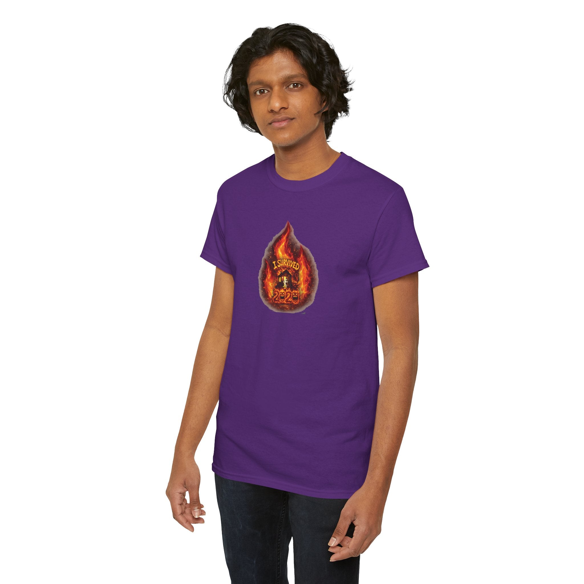 I Survived 2020 — WILDFIRES S2:E3: Director's Cut "The California Wildfires" Memorial Unisex Heavy Cotton Tee