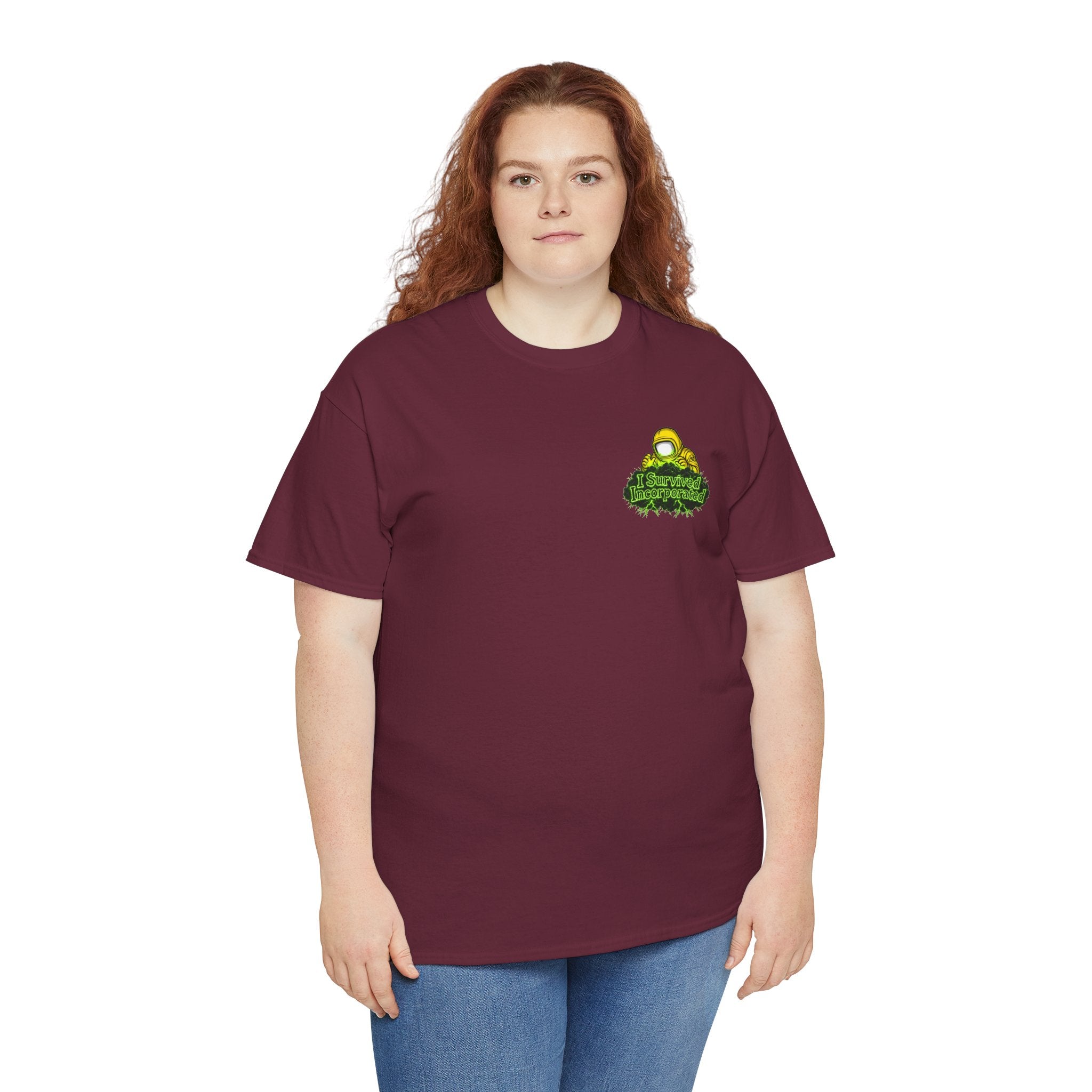 I Survived 2020 — "Please Stand By" Test Pattern Toxic Signal Tee Summer Premiere Unisex Heavy Cotton Tee