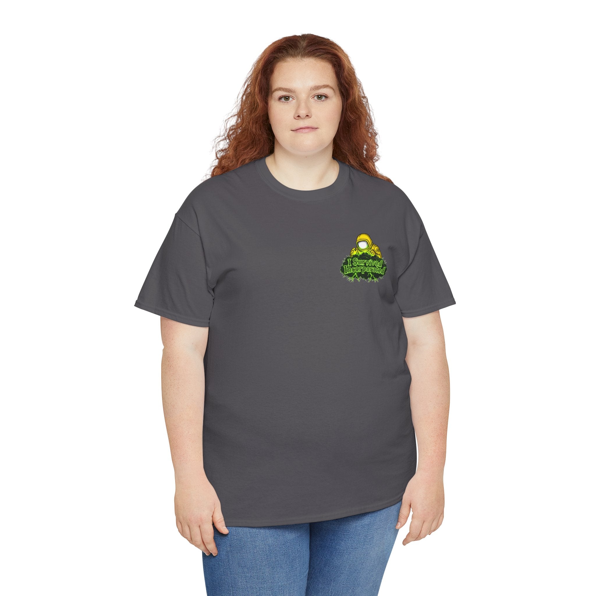 I Survived 2020 — "Please Stand By" Test Pattern Toxic Signal Tee Summer Premiere Unisex Heavy Cotton Tee