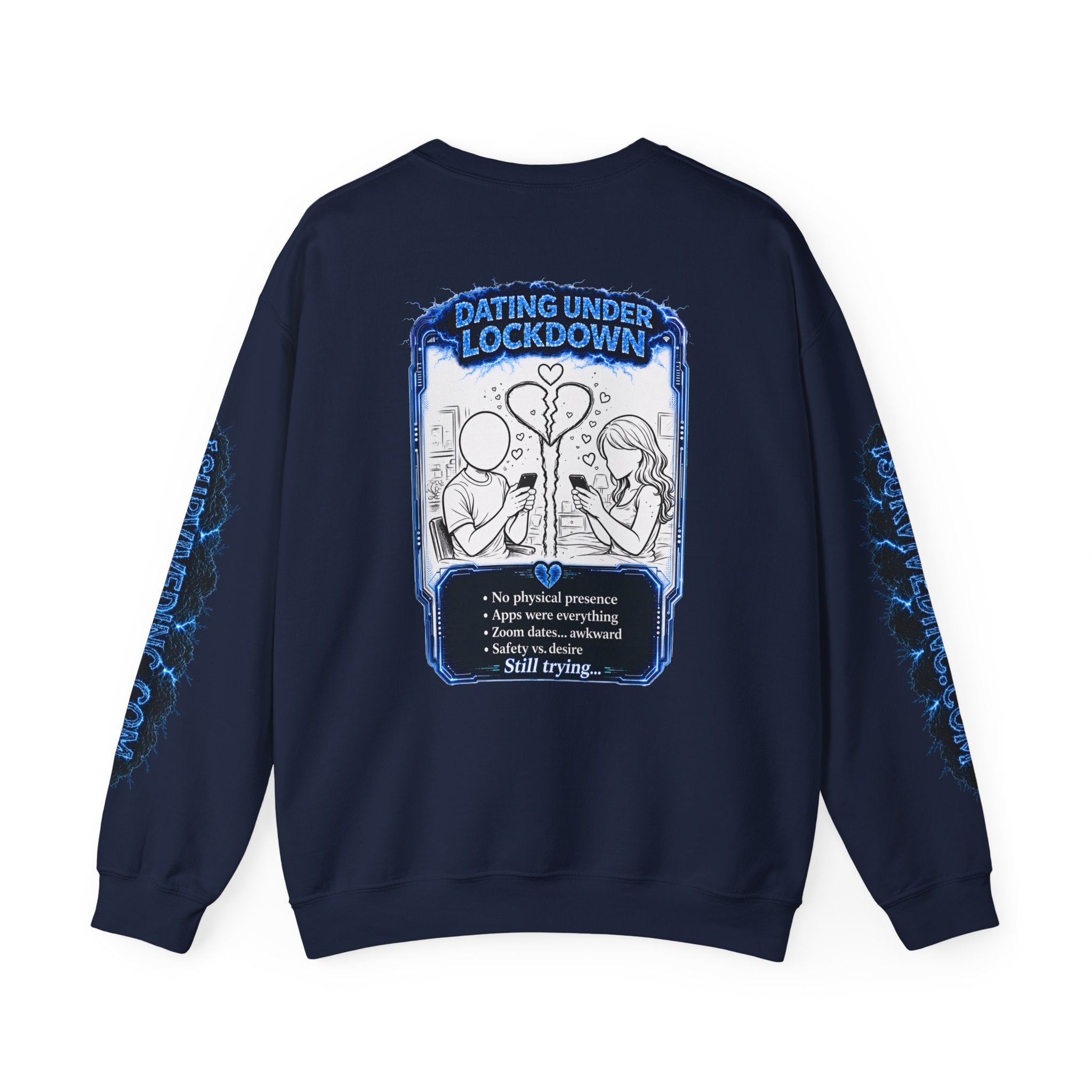 I Survived 2020 — LOCKDOWN S3:E2: Special Edition "Dating Under Lockdown" Unisex Heavy Blend™ Crewneck Sweatshirt