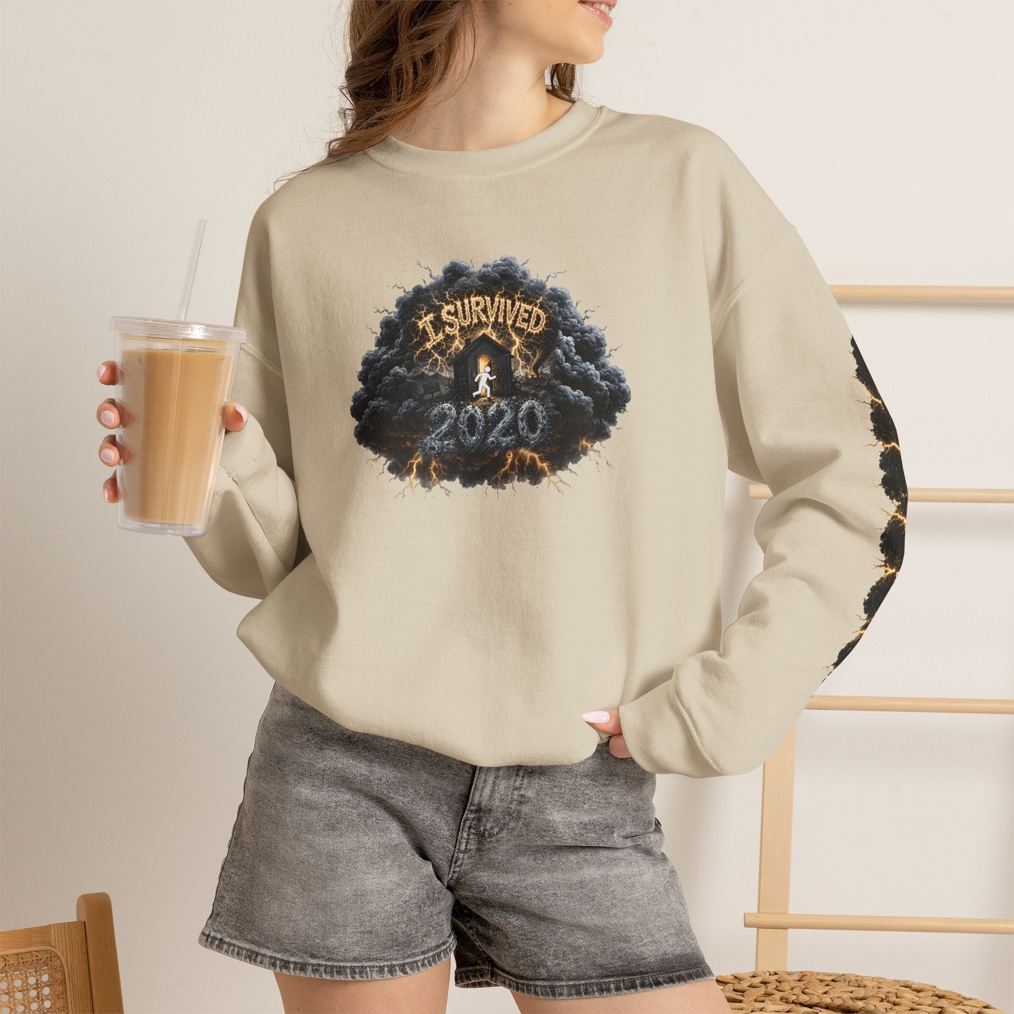 I Survived 2020 — Original PILOT Design: Director's Cut Special Edition Unisex Heavy Blend™ Crewneck Sweatshirt