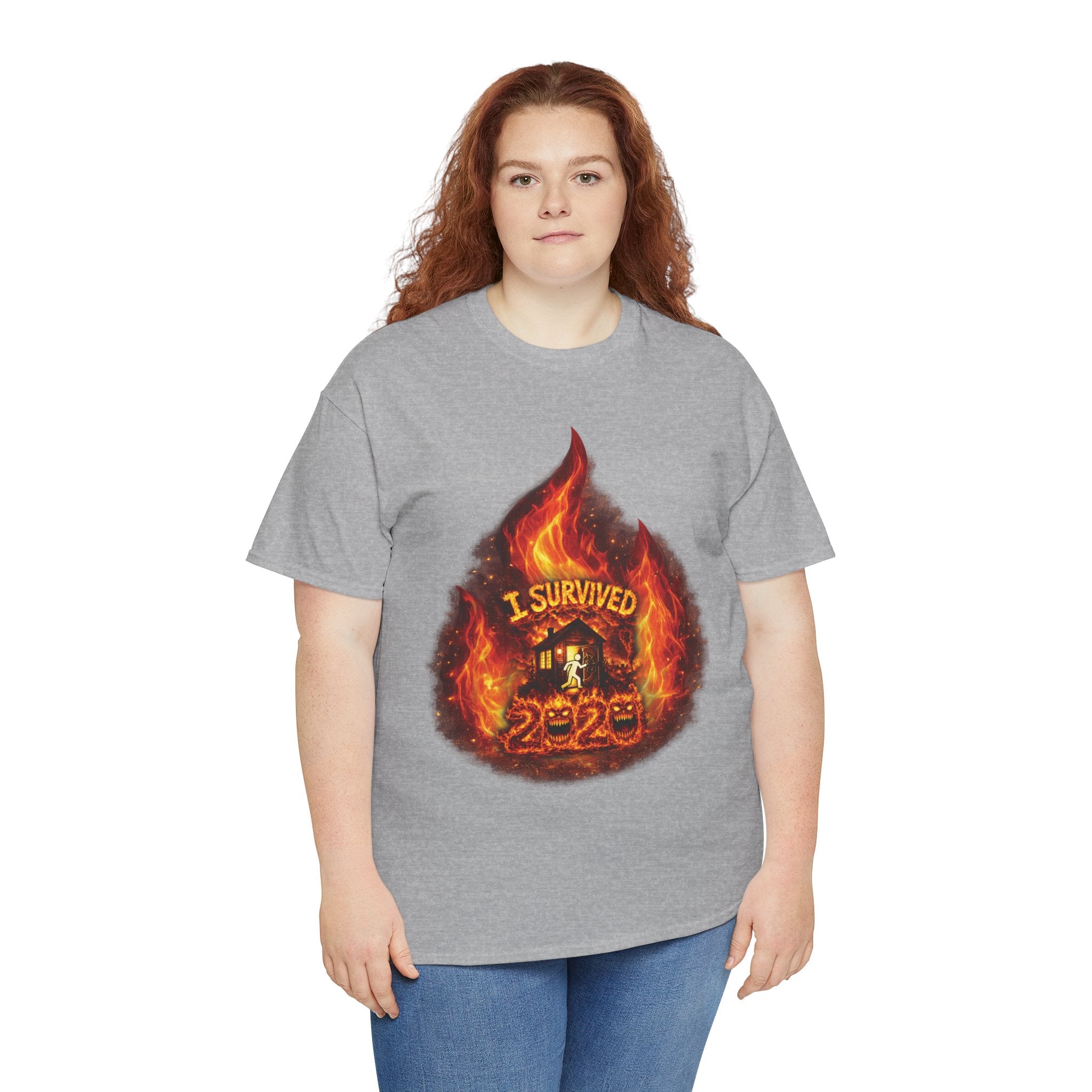 I Survived 2020 — Director's Cut S2:E1 "Berry Creek" | Wildfire Edition Memorial Unisex Heavy Cotton Tee
